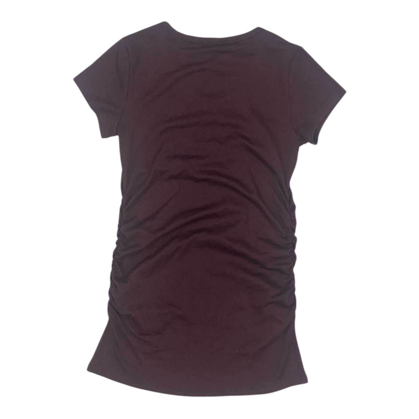 Mat Top Ss By Market & Spruce In Maroon, Size:M