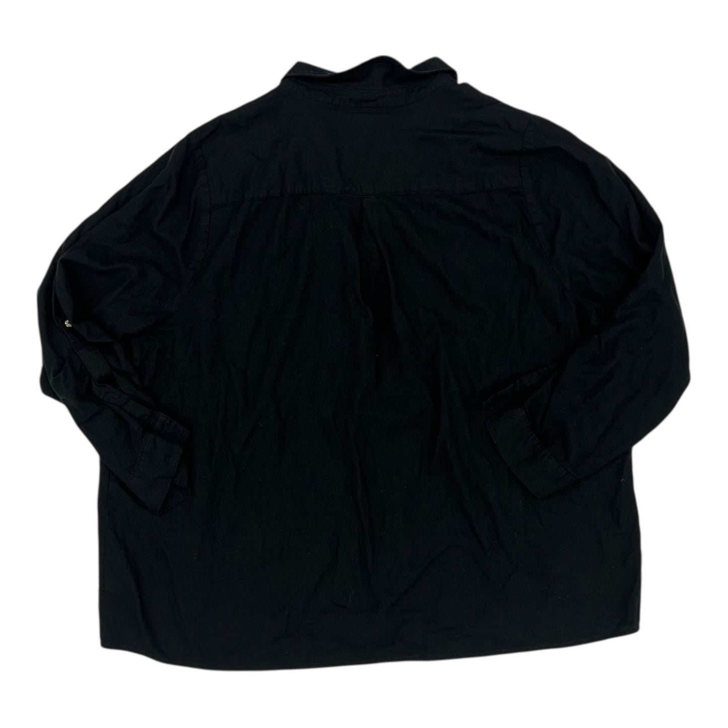 Blouse Ls By Torrid In Black, Size:2X