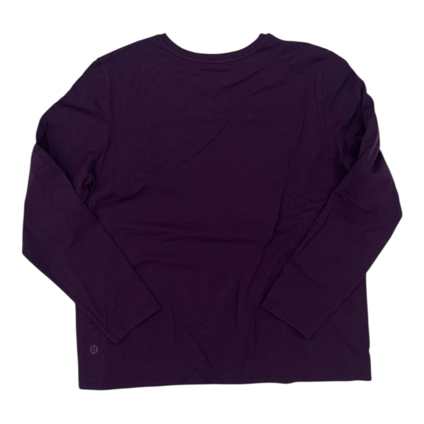 Athletic Top Ls Crewneck By Lululemon In Purple, Size:Xl