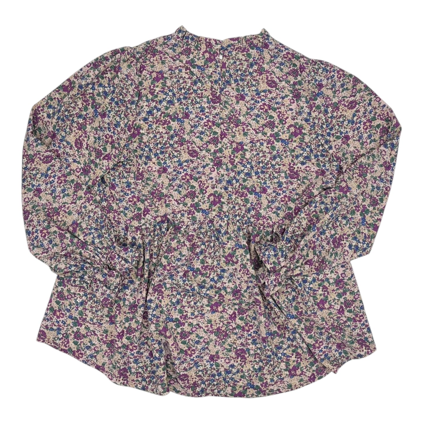 Blouse Ls By Clothes Mentor In Purple, Size:L