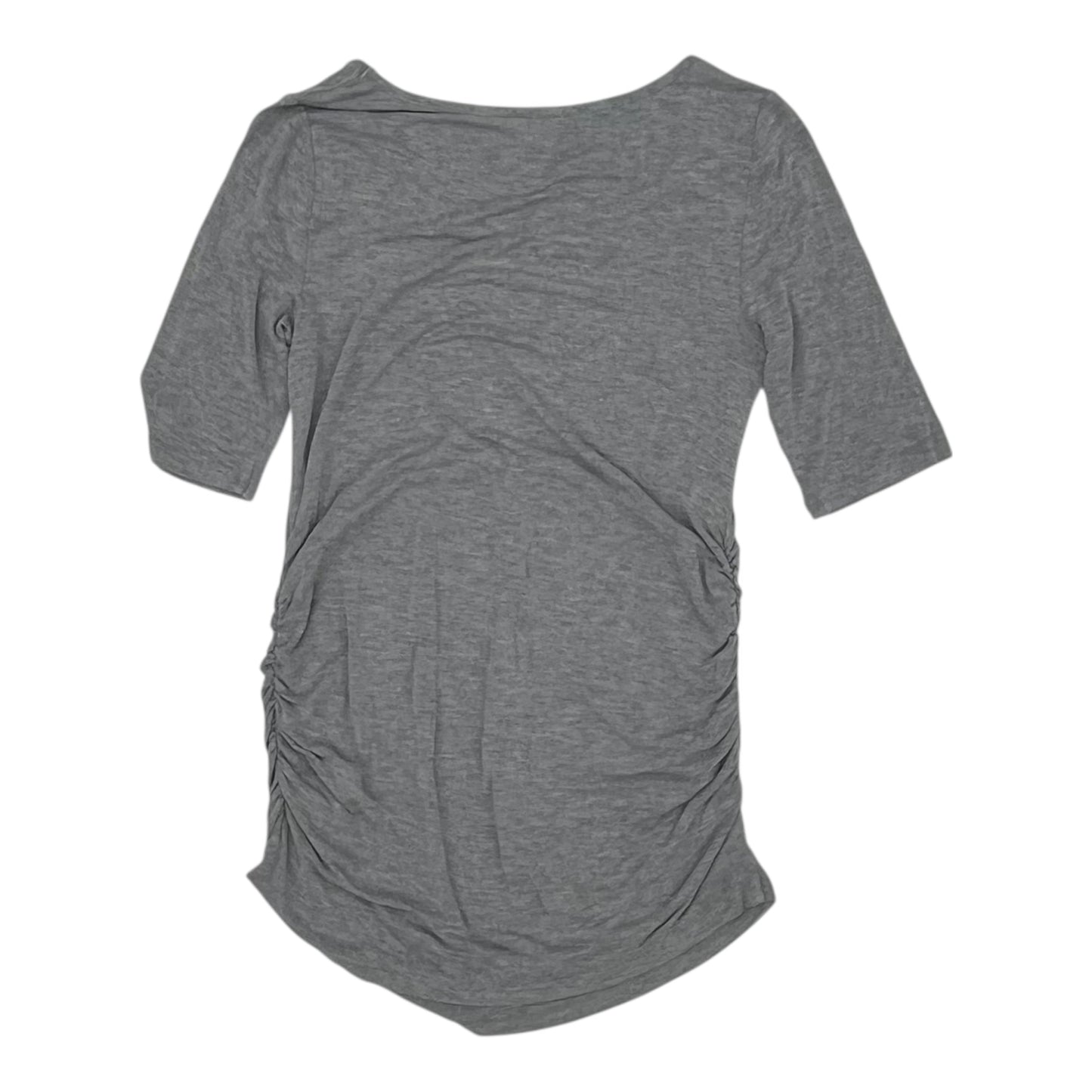 MATERNITY TOP SS by A GLOW in GREY, Size:S