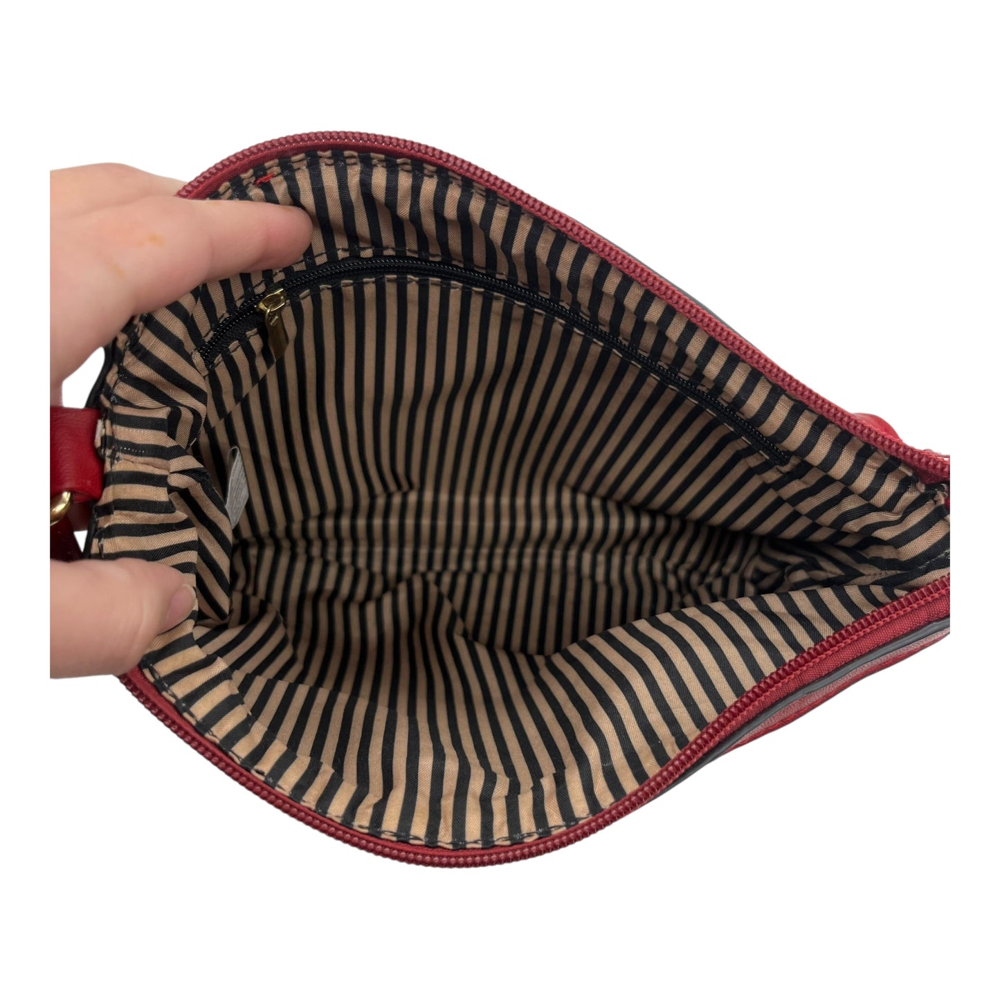 Crossbody By Cme In Red, Size:Medium