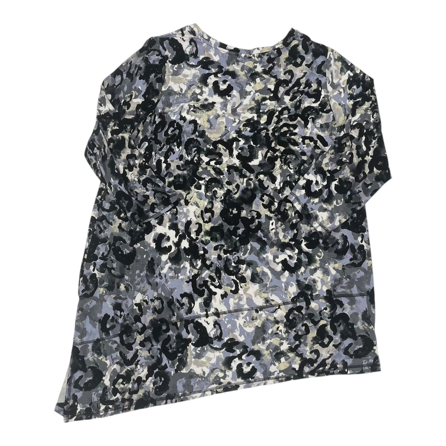 Top Ls By Logo In Animal Print, Size:1X