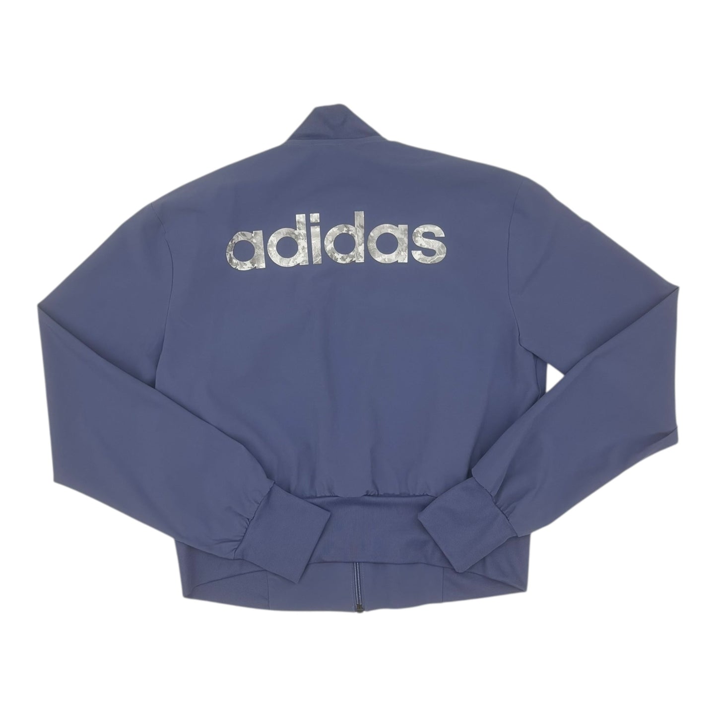 Athletic Jacket By Adidas In Blue, Size:S