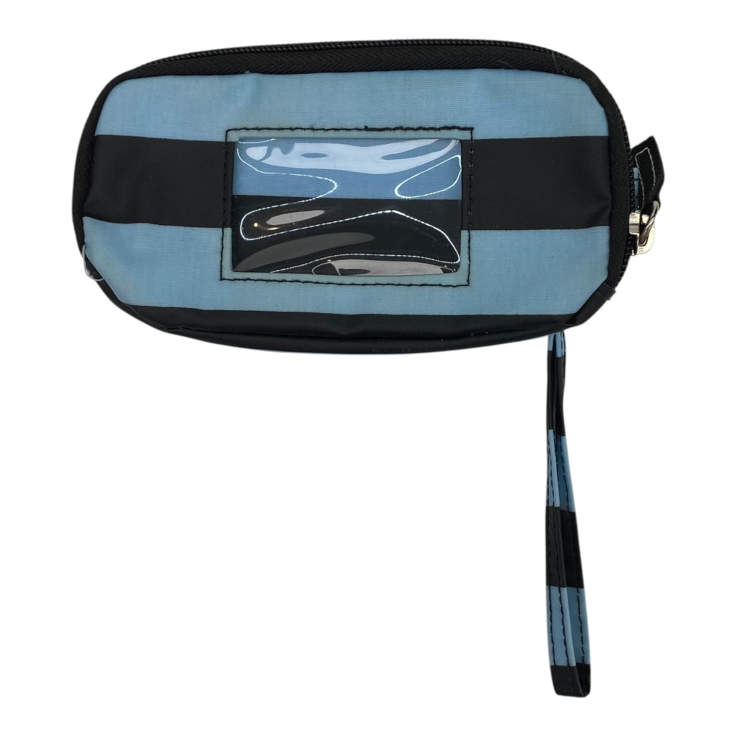 Wristlet By Clothes Mentor In Black & Blue, Size:Medium