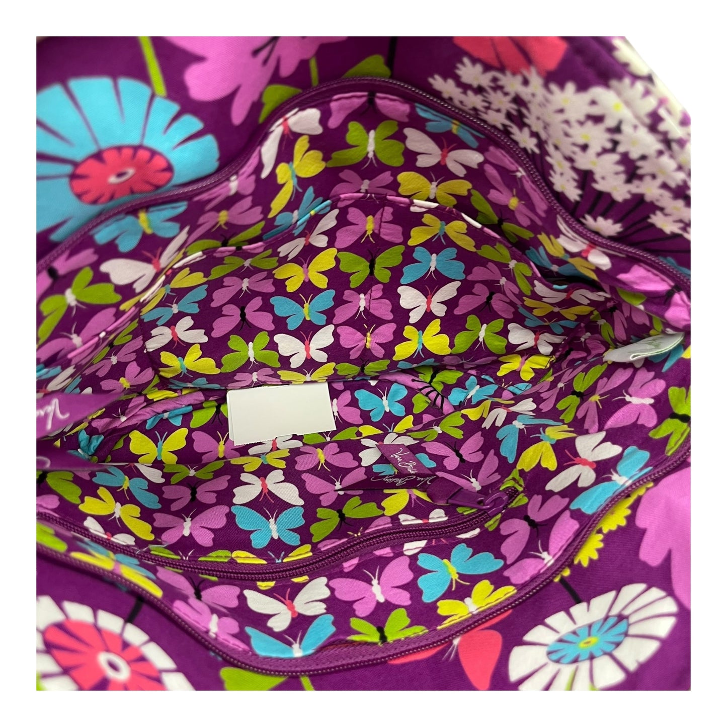 Handbag By Vera Bradley In Purple, Size:Medium