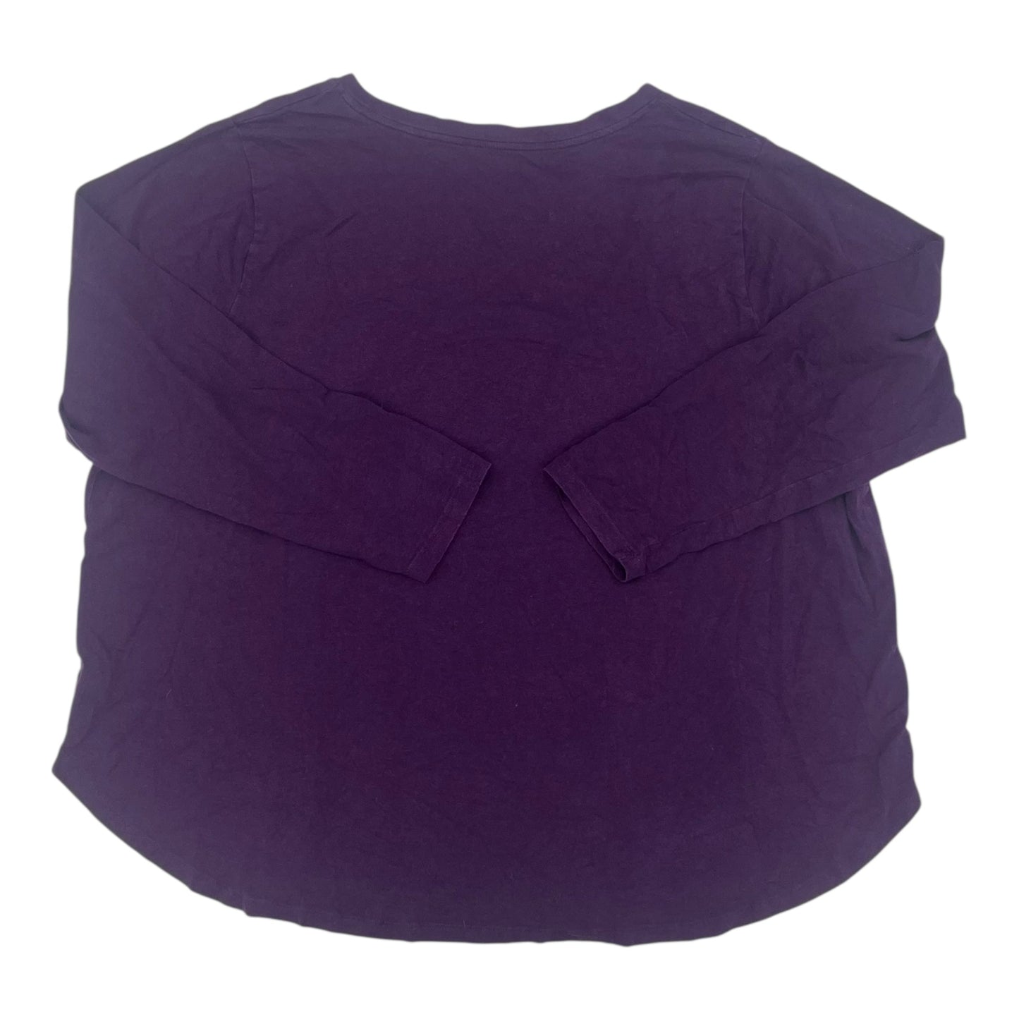 Top Ls By Ava & Viv In Purple, Size:4X