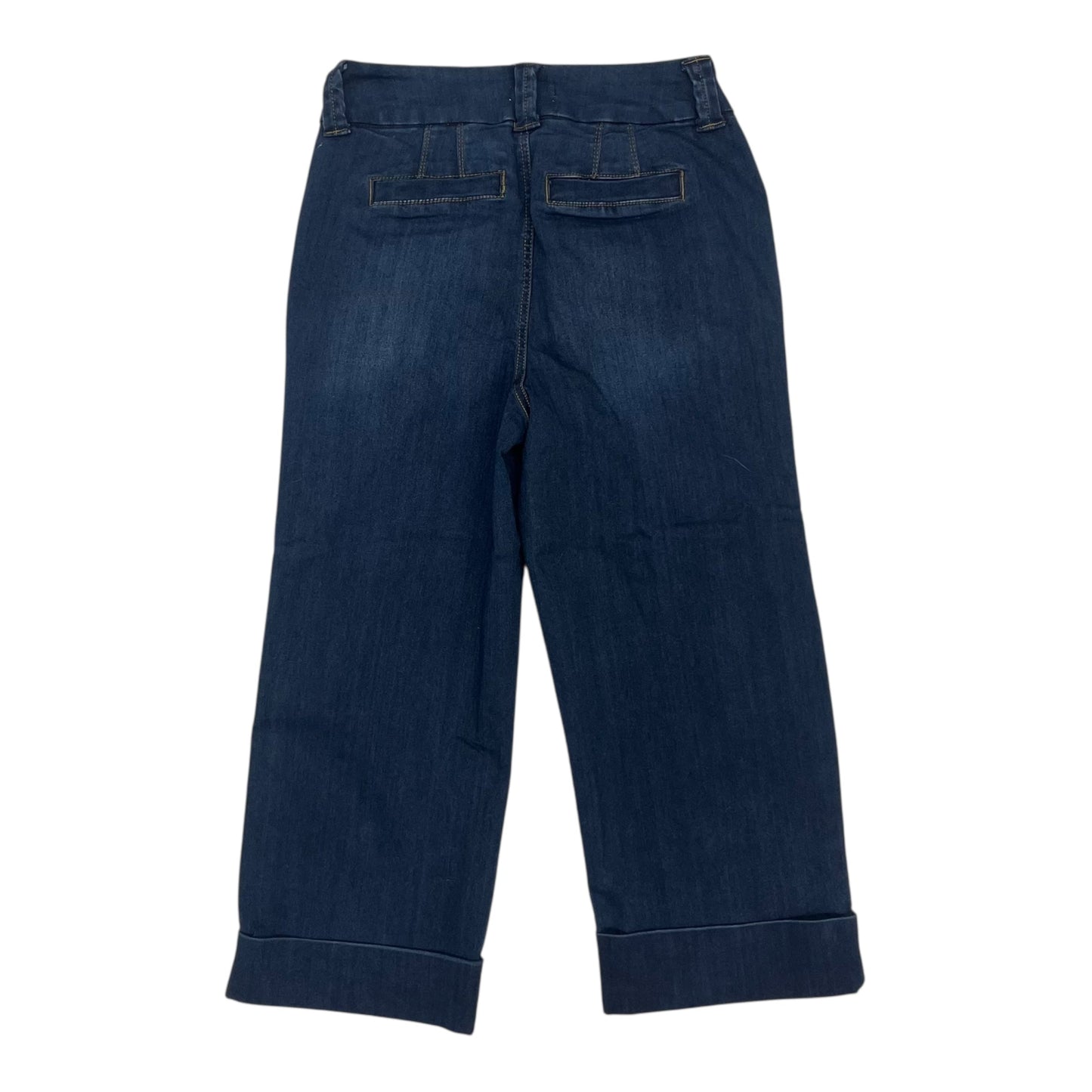 Jeans Cropped By Maurices In Blue Denim, Size:8