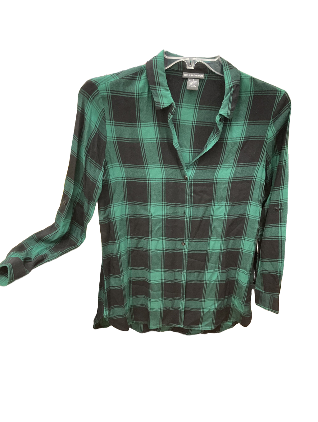 Blouse Long Sleeve By Chelsea And Theodore Size: S