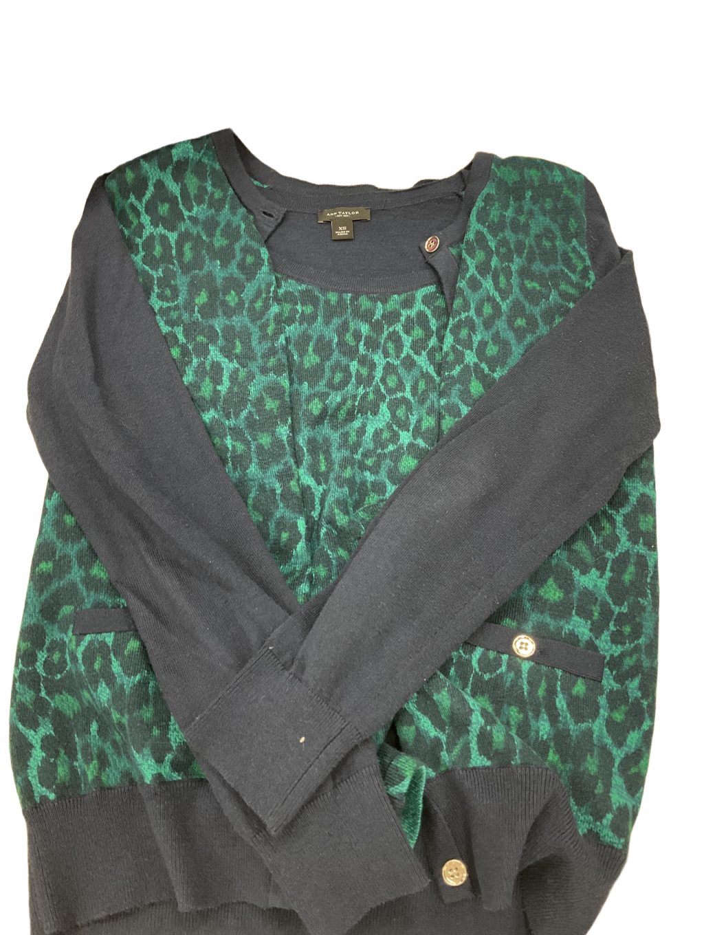 Top 2pc Long Sleeve By Ann Taylor Size: Xs