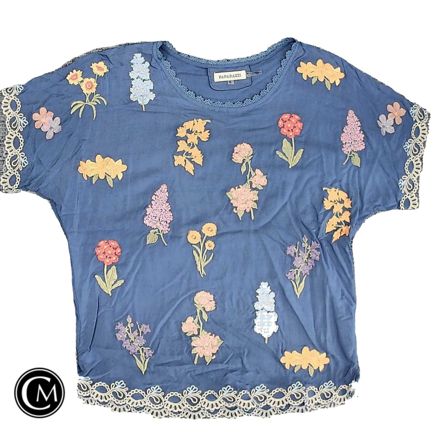 Top Ss By Paparazzi In Blue, Size: S