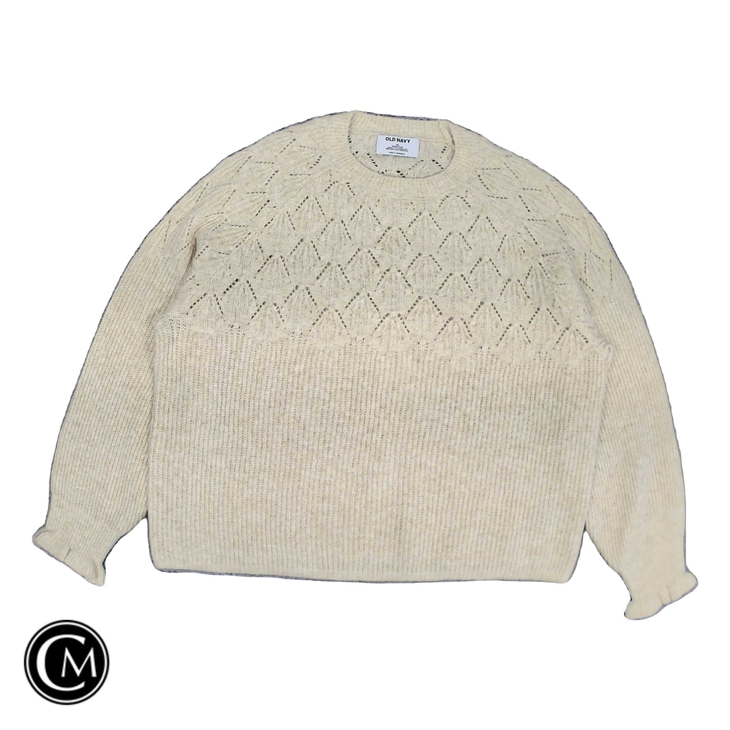 Sweater By Old Navy In Beige, Size: Xl