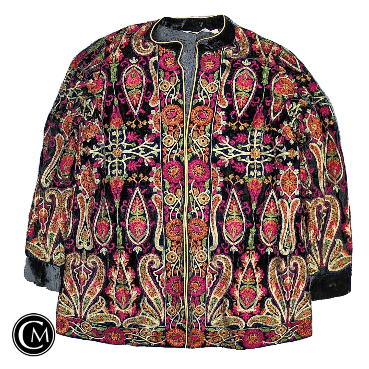 Jacket Other By Soft Surroundings In Black & Gold, Size: Xl
