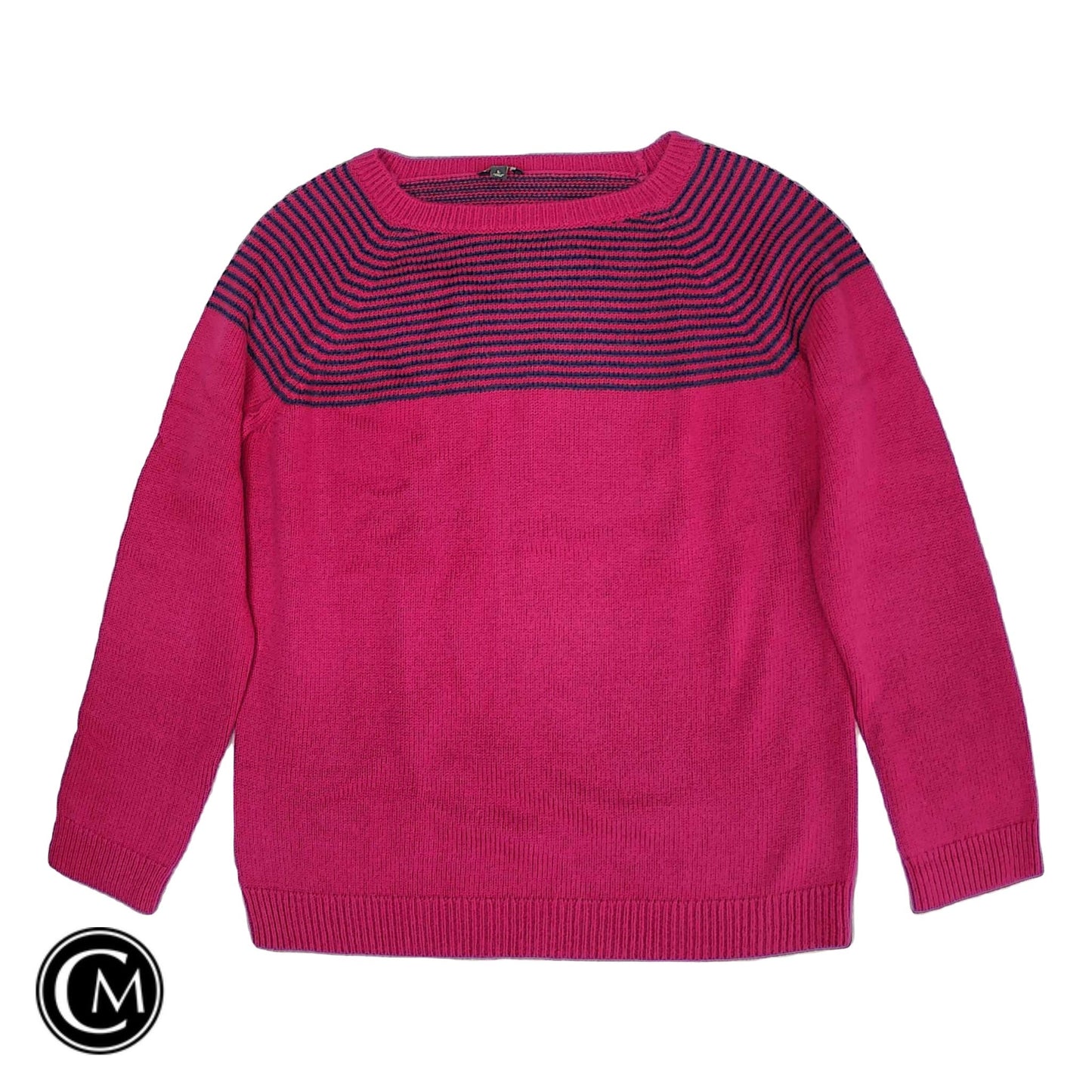 Sweater By Talbots In Pink, Size: L