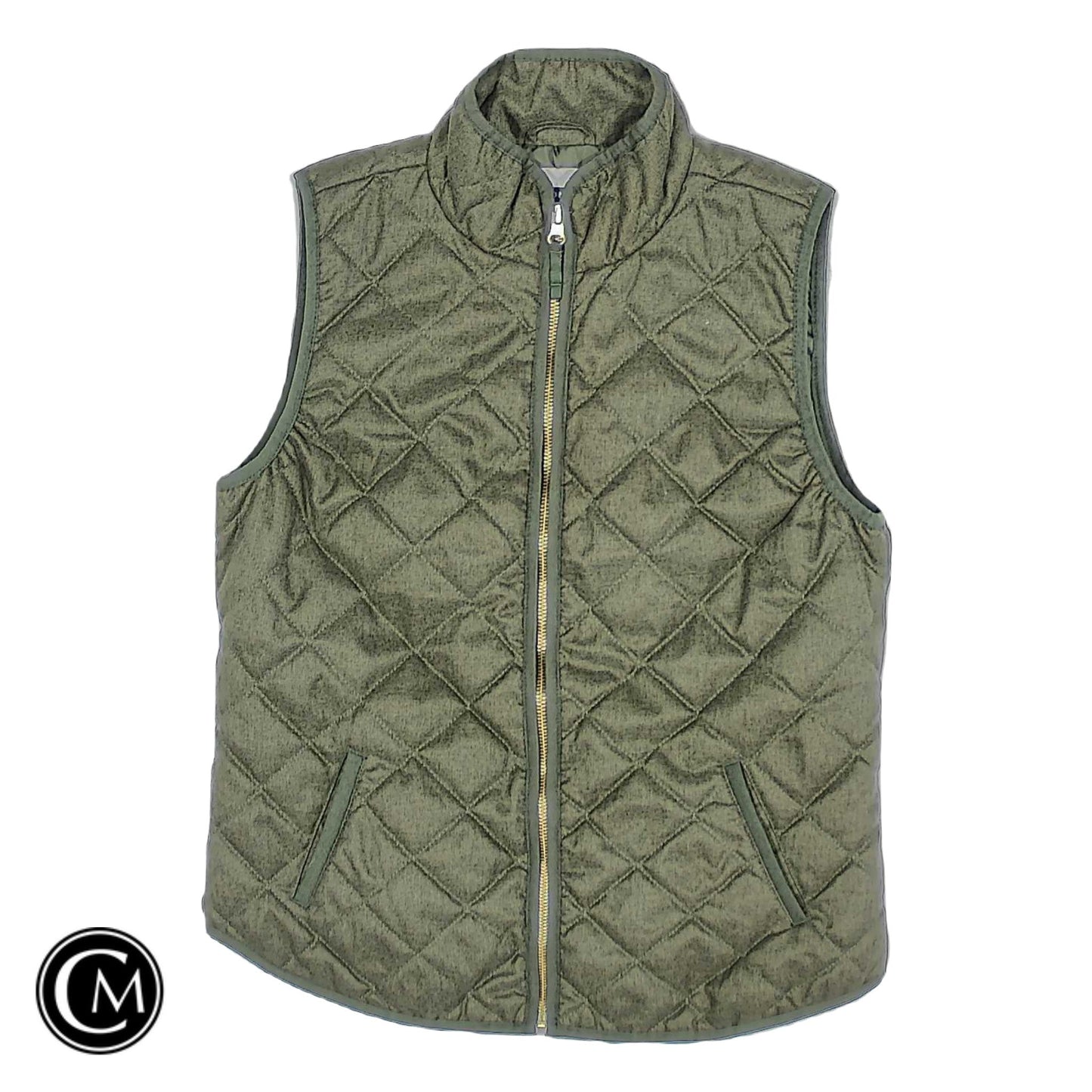 Vest Puffer & Quilted By Old Navy In Green, Size: S