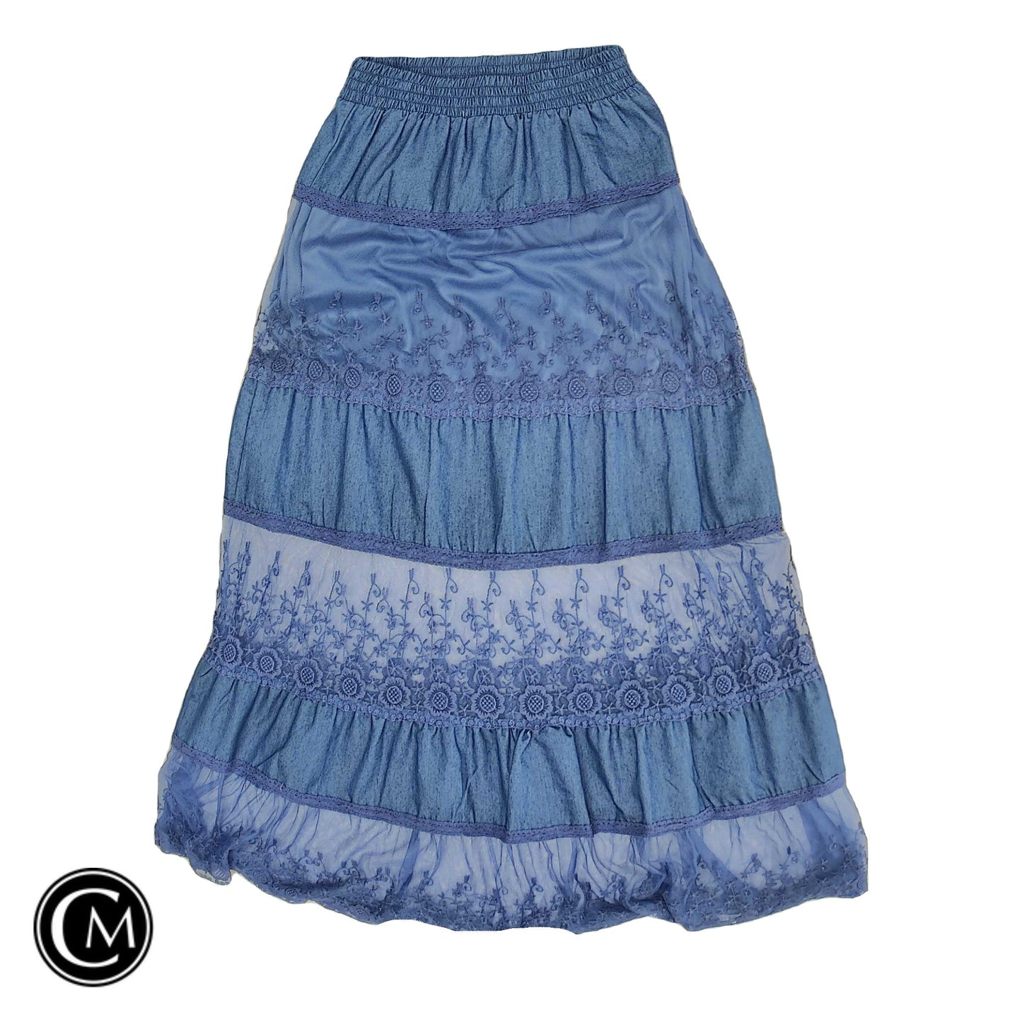 Skirt Maxi By Lapis In Blue, Size: S