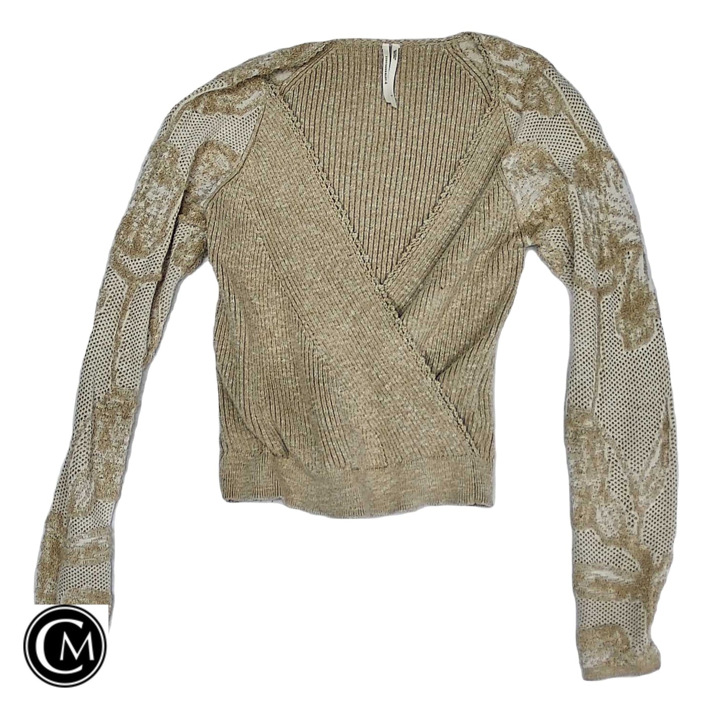 Sweater By Anthropologie In Beige, Size: S