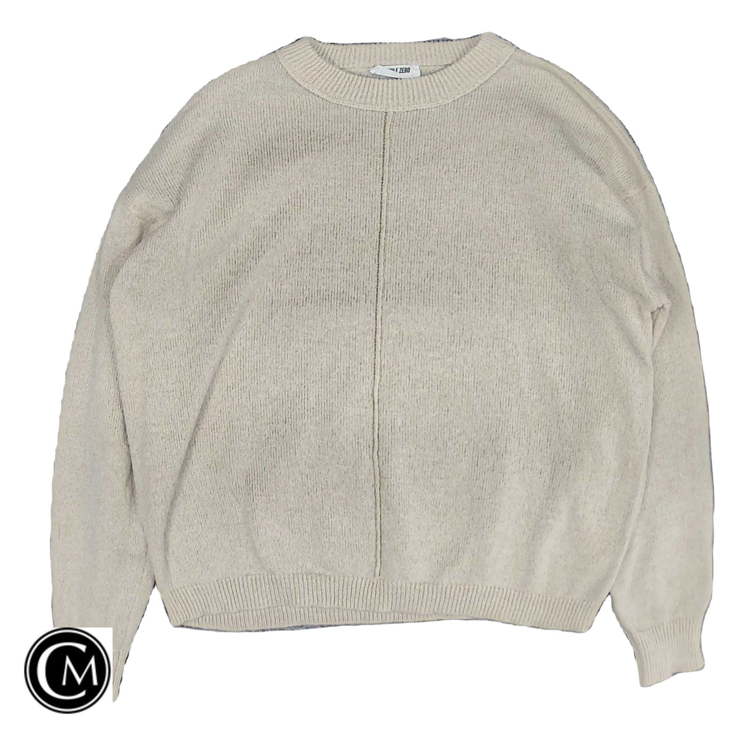 Sweater By Double Zero In Cream, Size: L