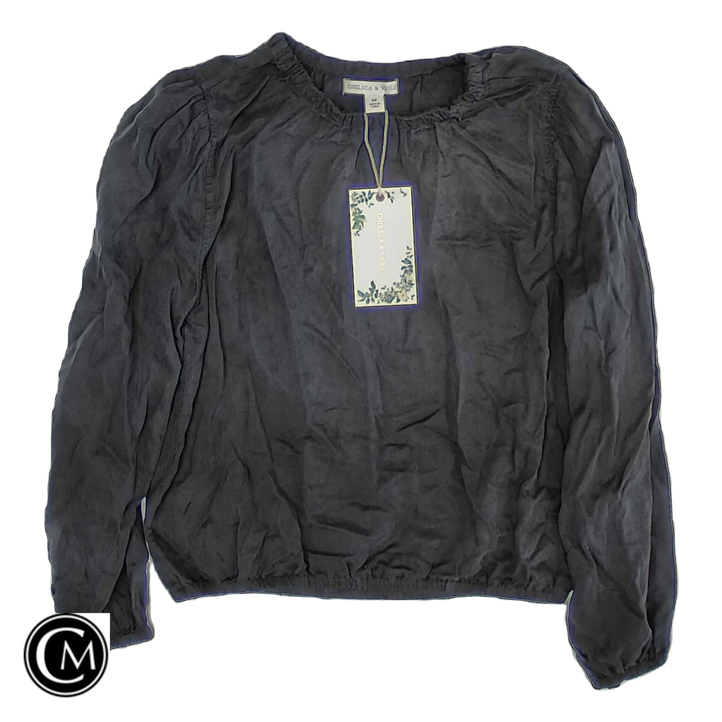 Blouse Ls By Chelsea And Violet In Black, Size: M image 1