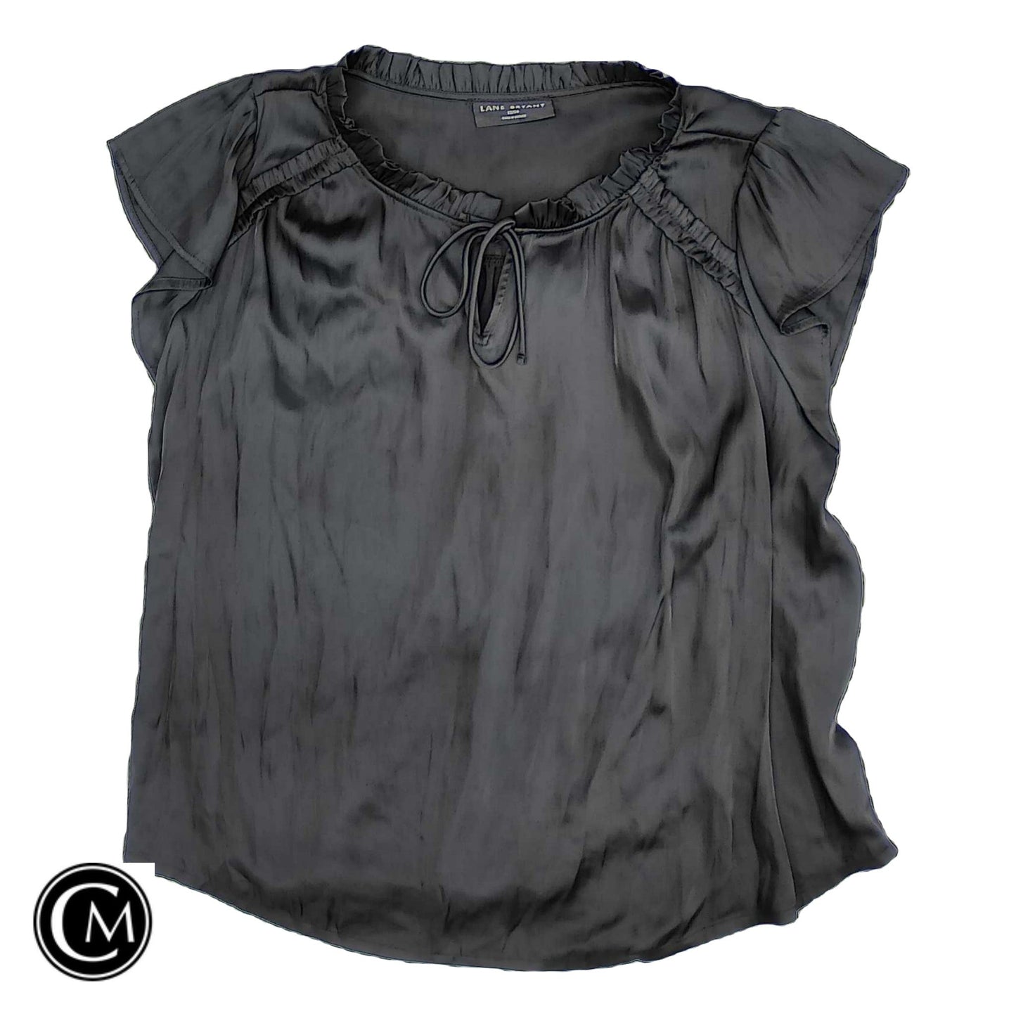 Top Ss By Lane Bryant In Black, Size: 22