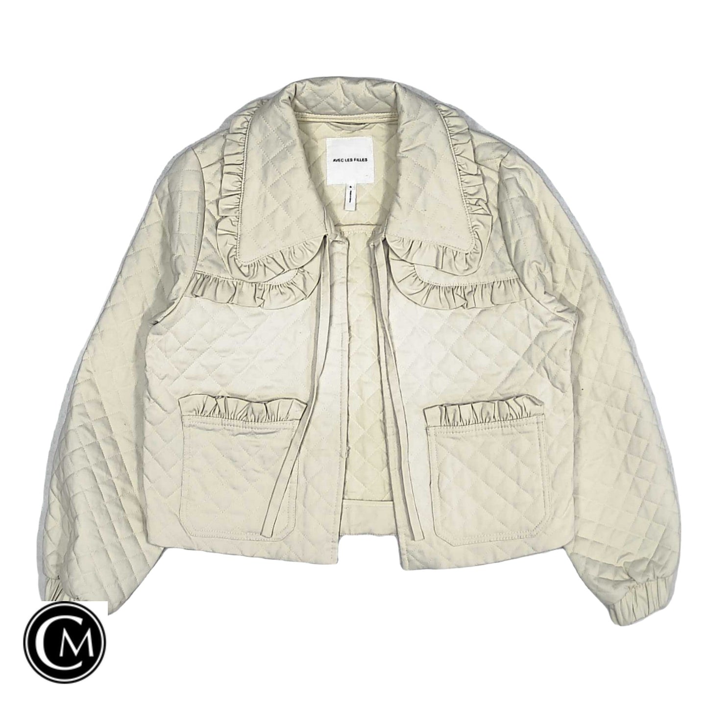 Jacket Other By Avec Les Filles In Beige, Size: S