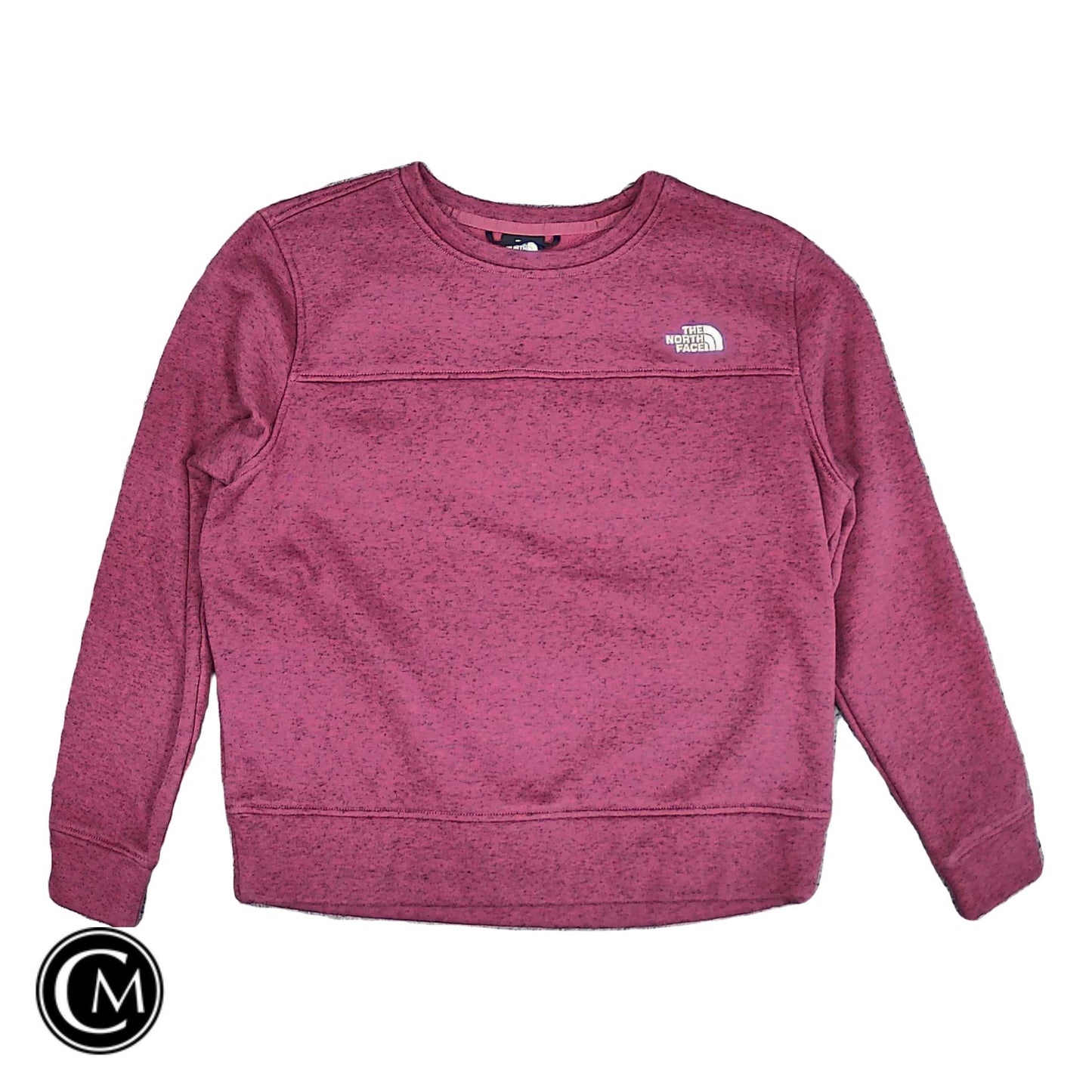 Sweatshirt Crewneck By The North Face In Maroon, Size: M