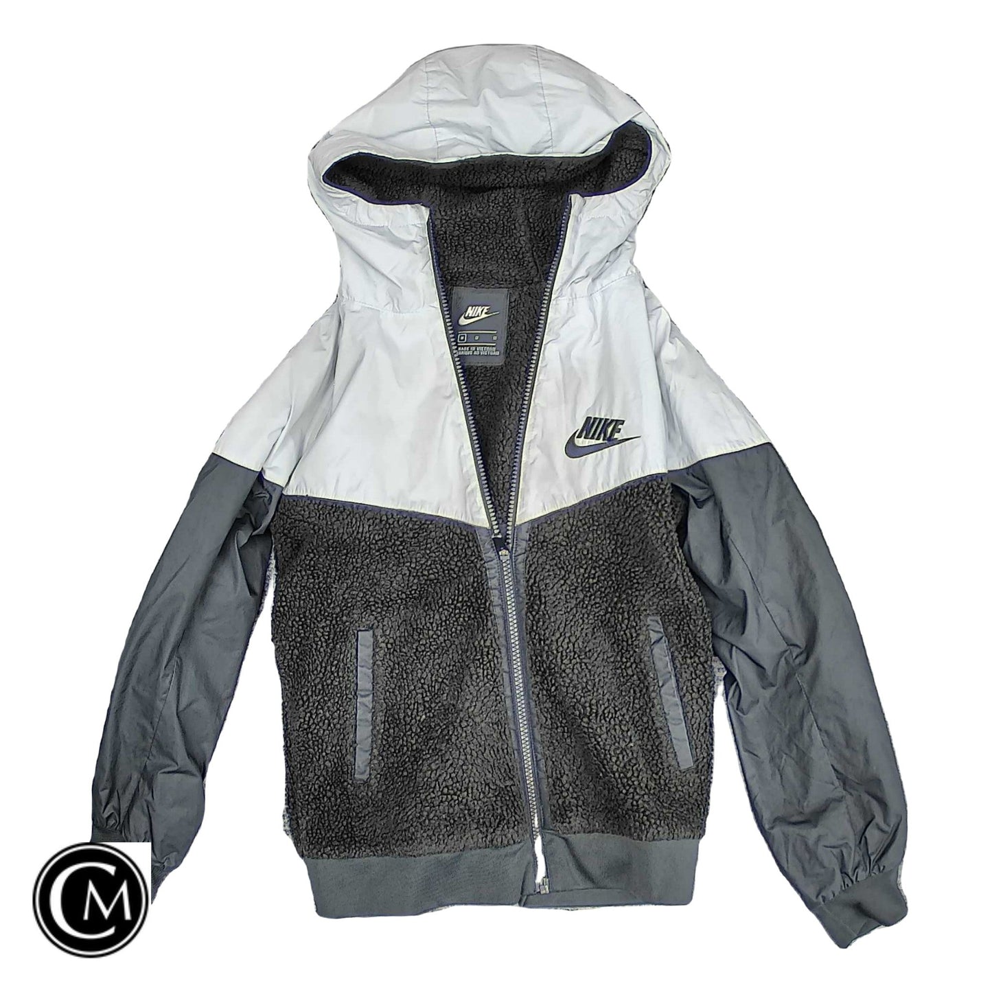 Jacket Other By Nike Apparel In Black & Grey, Size: M
