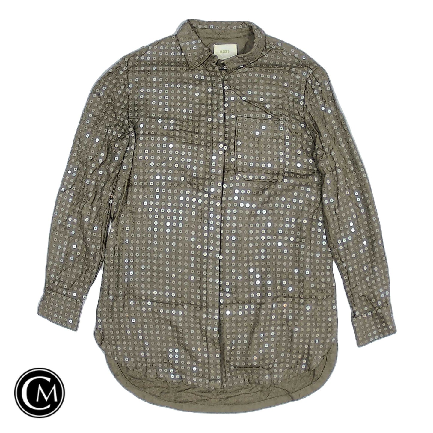 Top Ls By Maeve In Green, Size: Xs