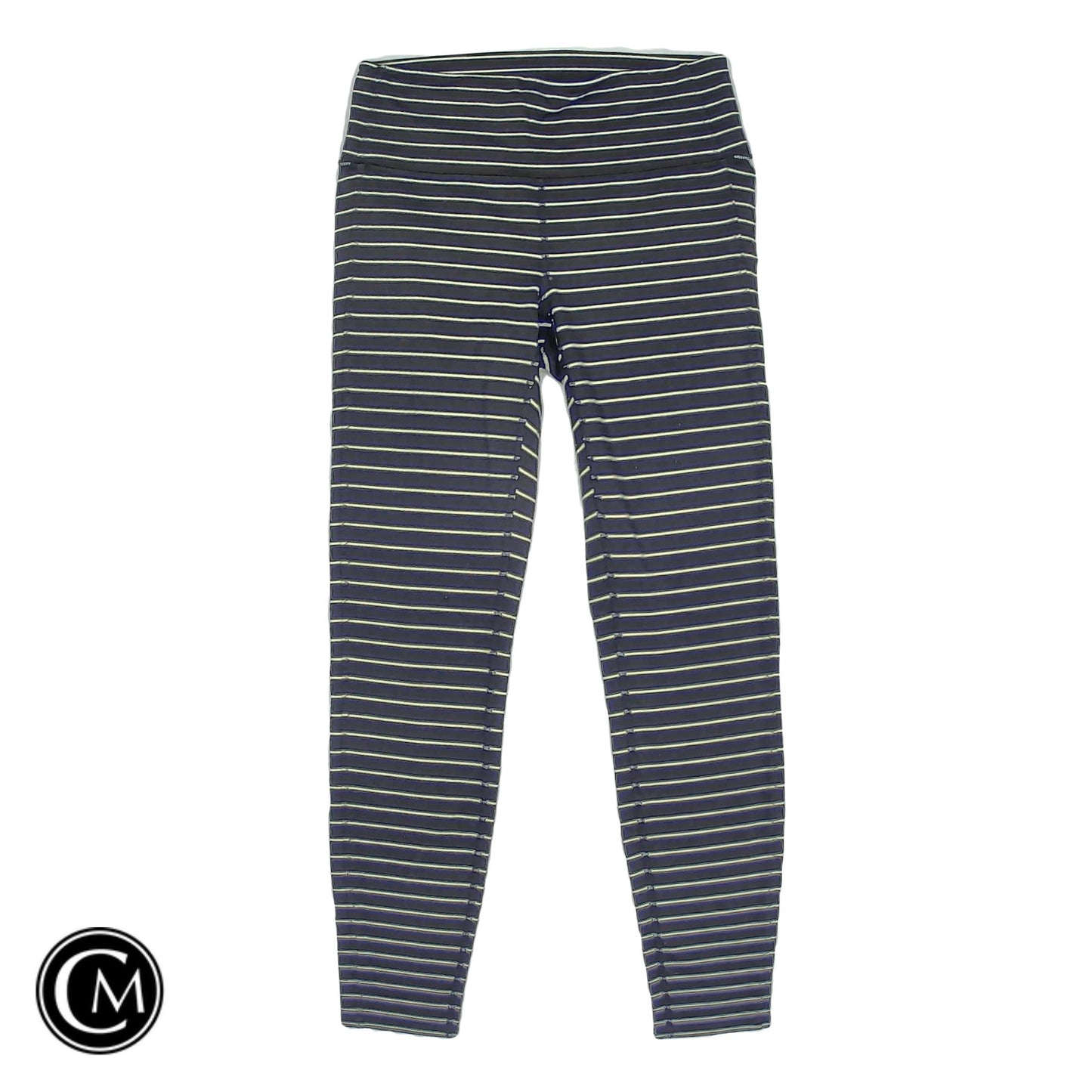 Athletic Leggings By Athleta In Black & White, Size: M