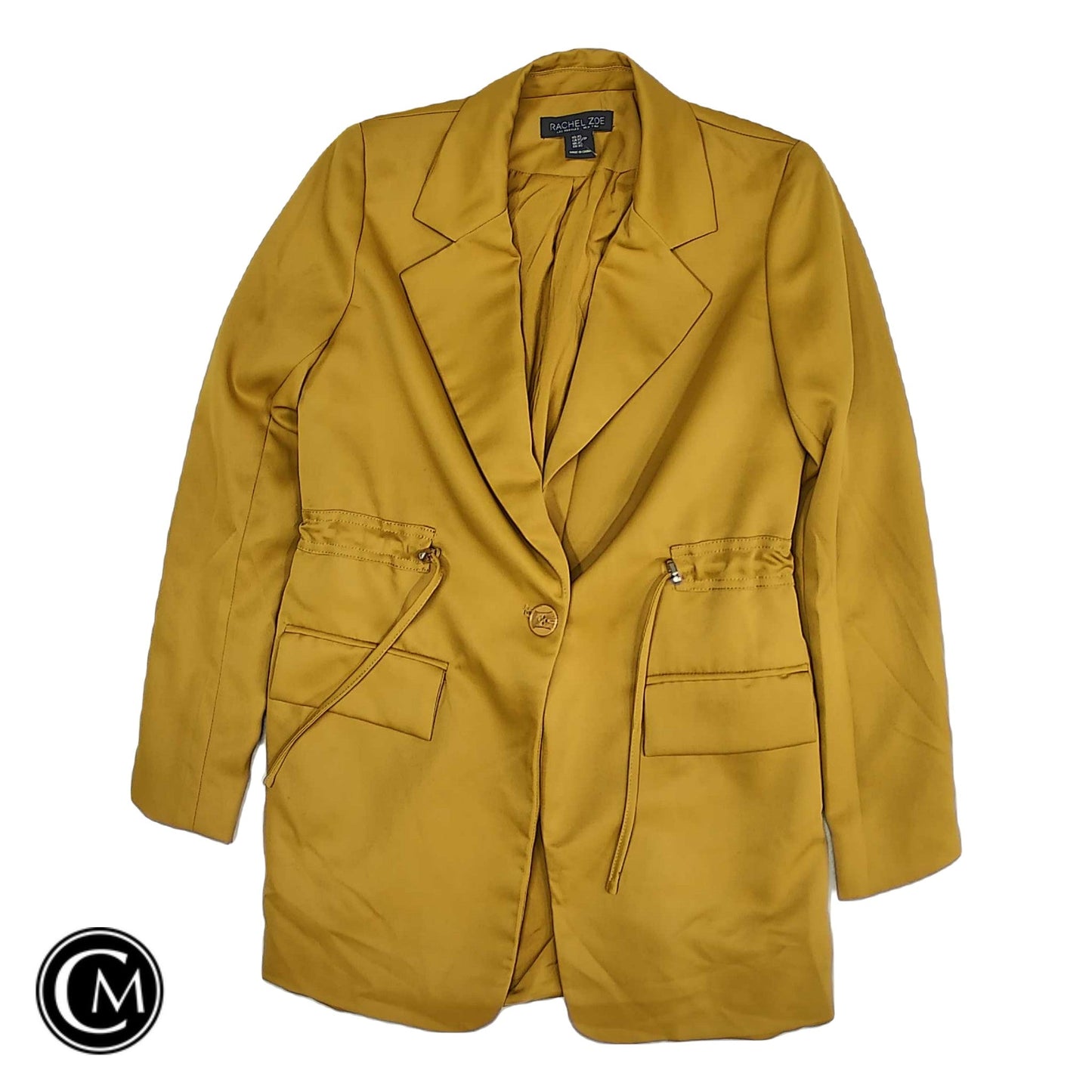 Blazer By Rachel Zoe In Yellow, Size: Xs