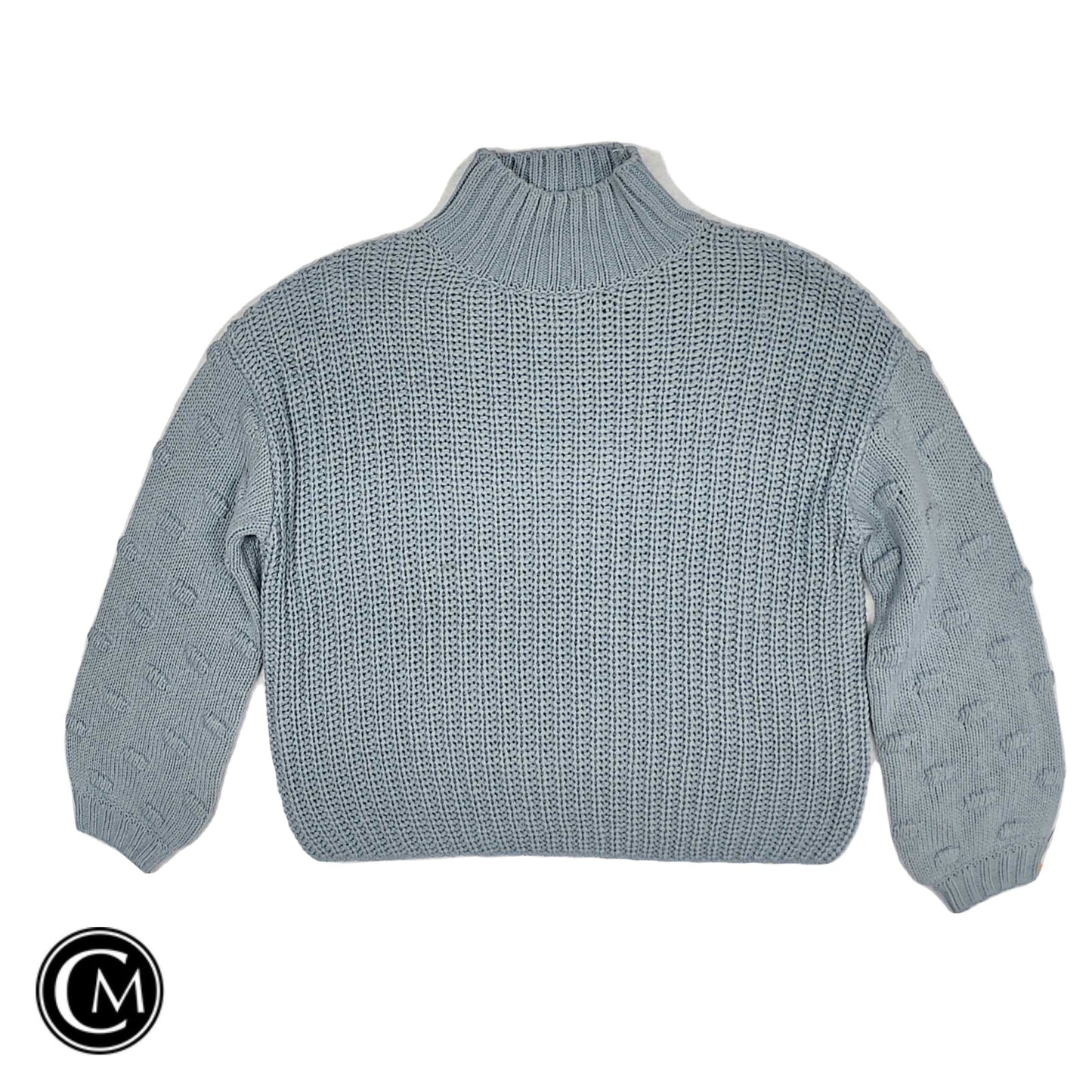 Sweater By Moon And Madison In Blue, Size: Xs