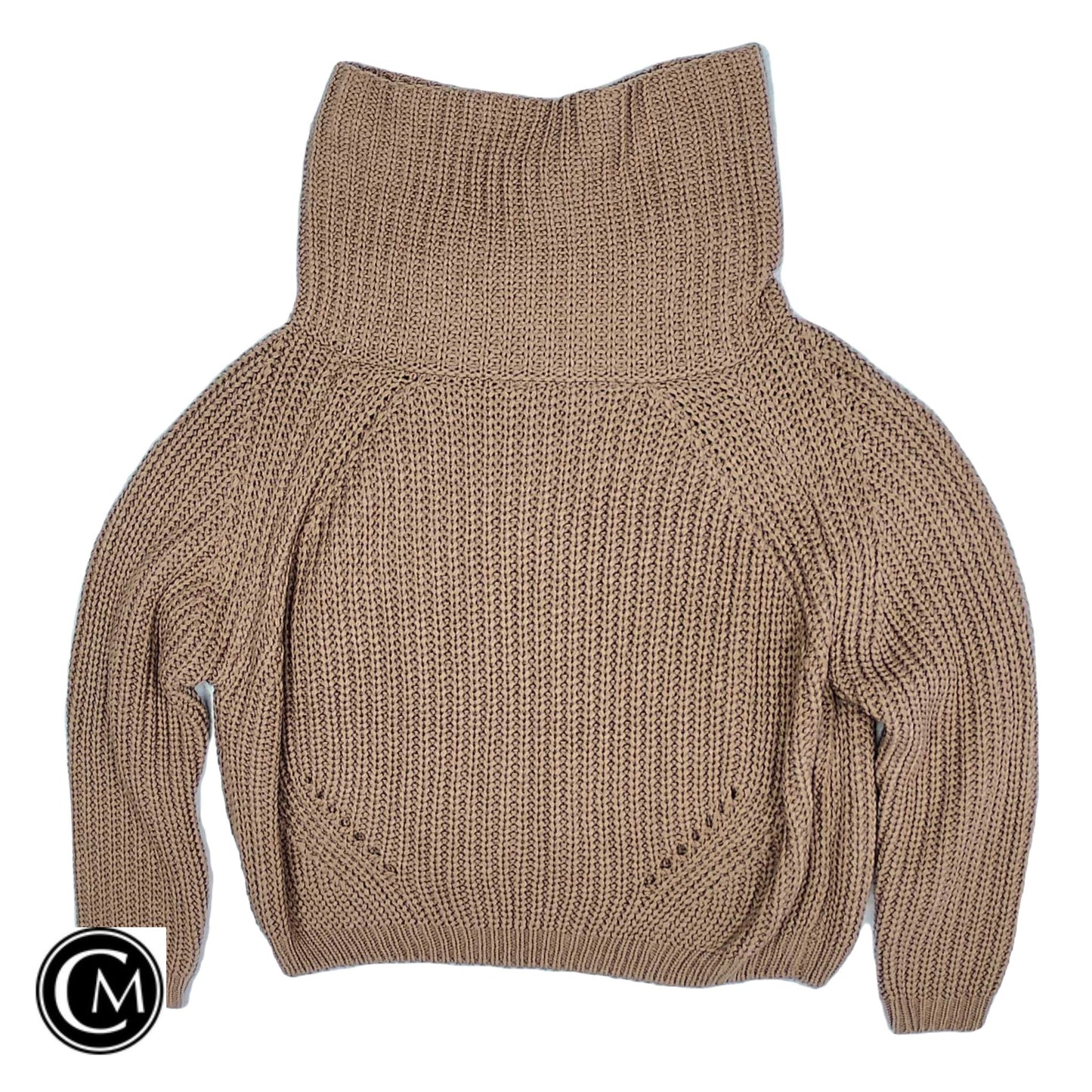 Sweater By Moon And Madison In Tan, Size: L
