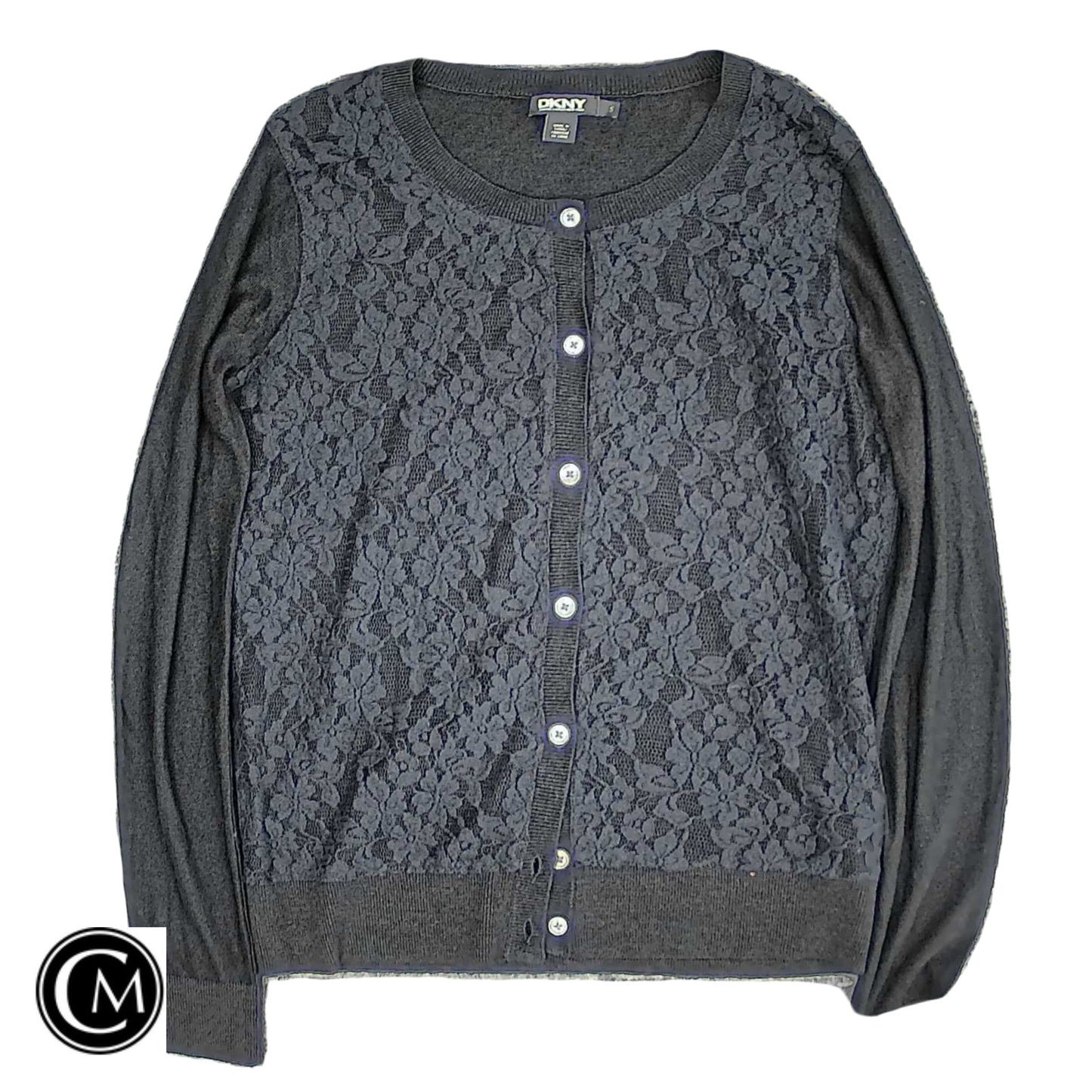Cardigan By Dkny In Black, Size: S