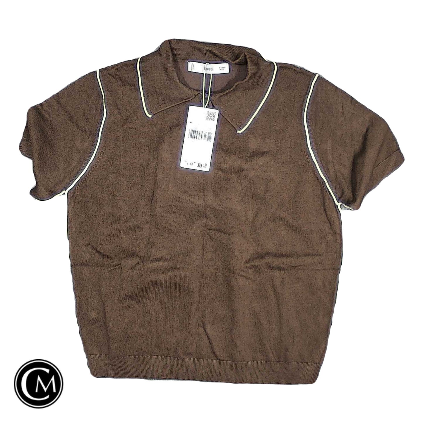 Top Ss By Mango In Brown, Size: M