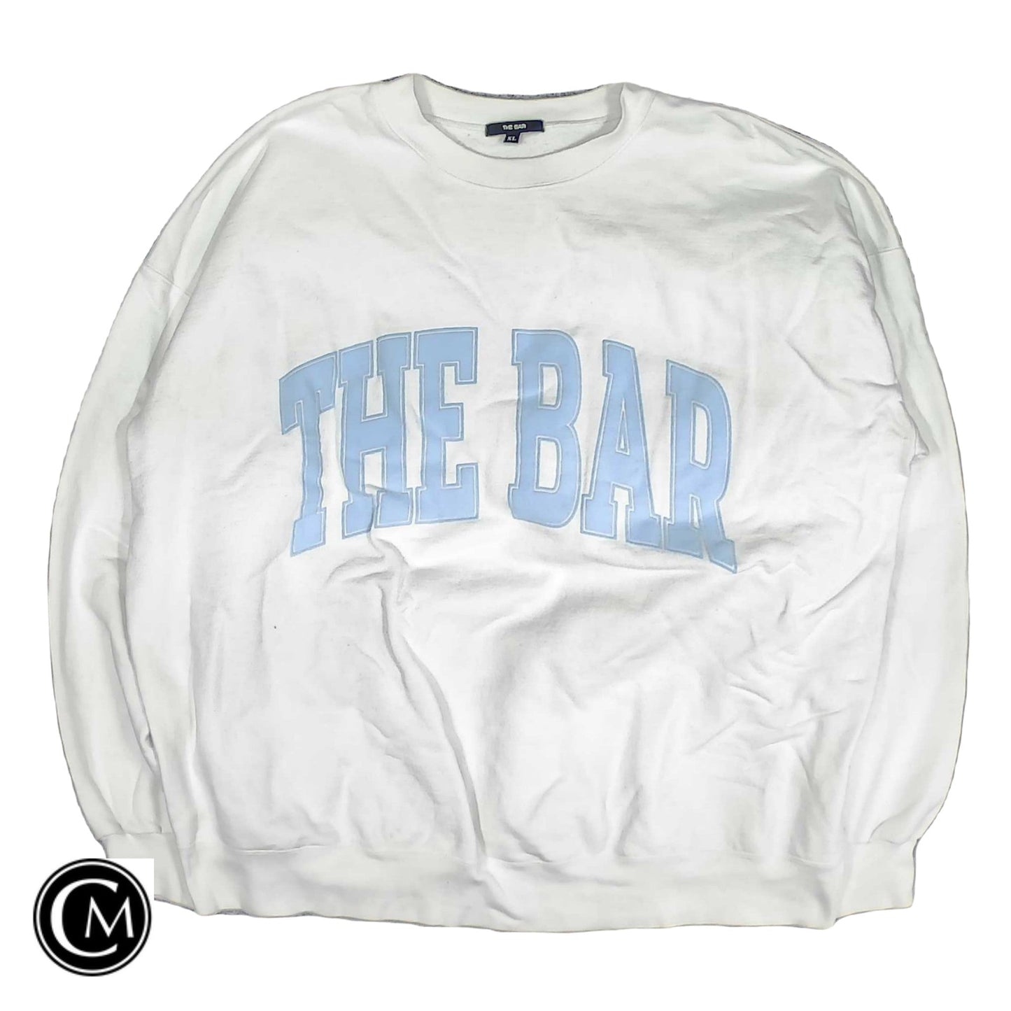 Sweatshirt Crewneck By Cmc In Blue & White, Size: Xl