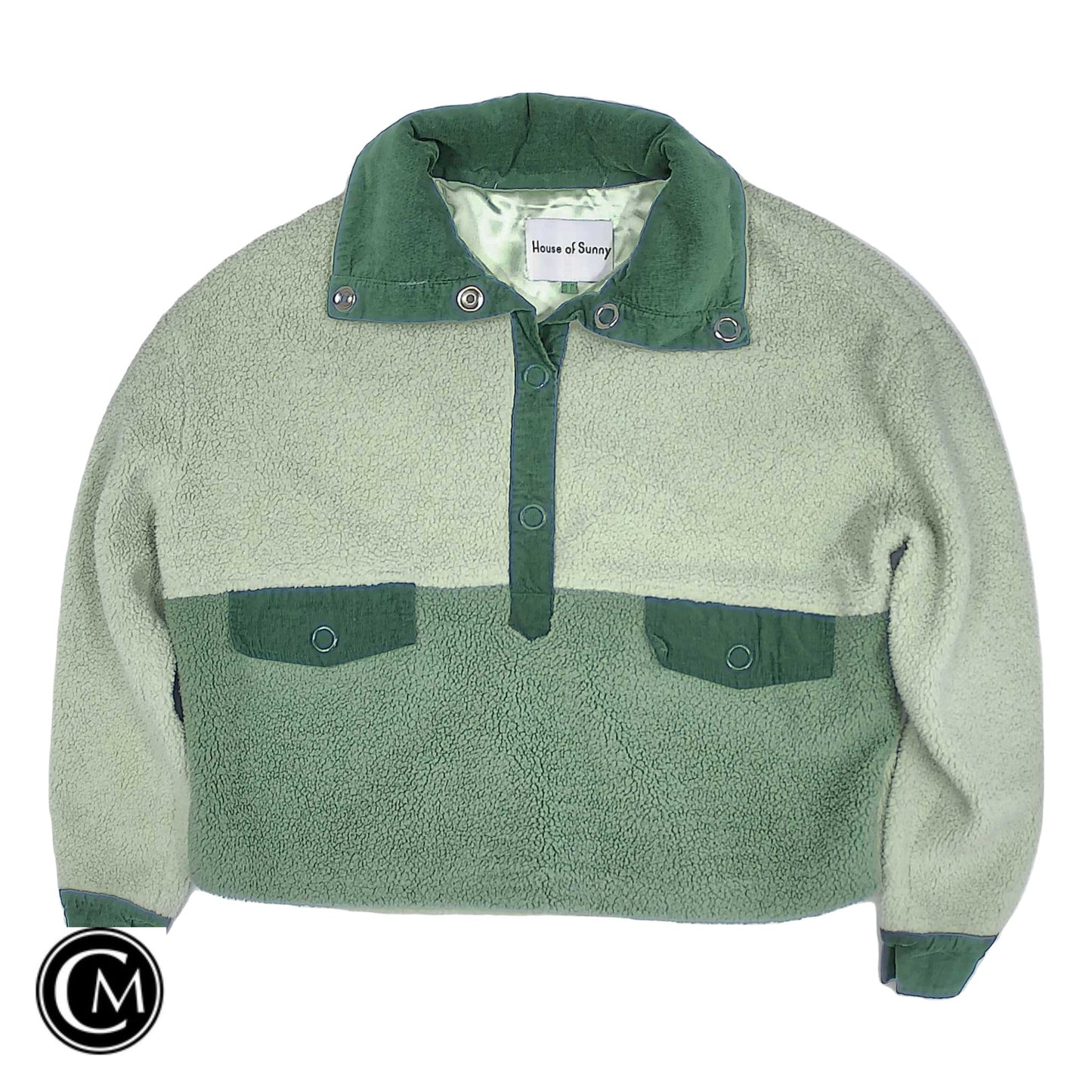Jacket Fleece By Cmc In Green, Size: 6