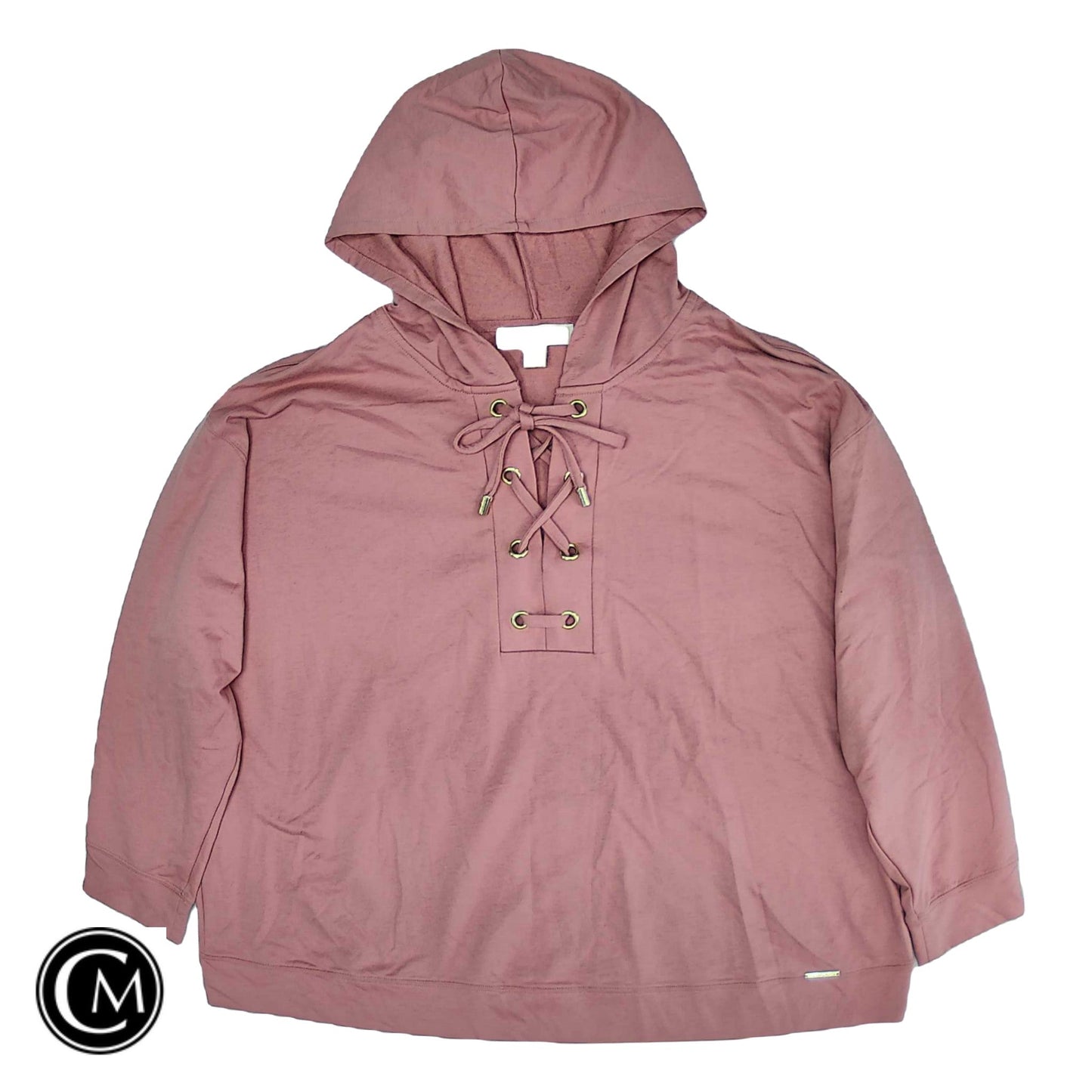 Sweatshirt Hoodie By Michael By Michael Kors In Pink, Size: 2x