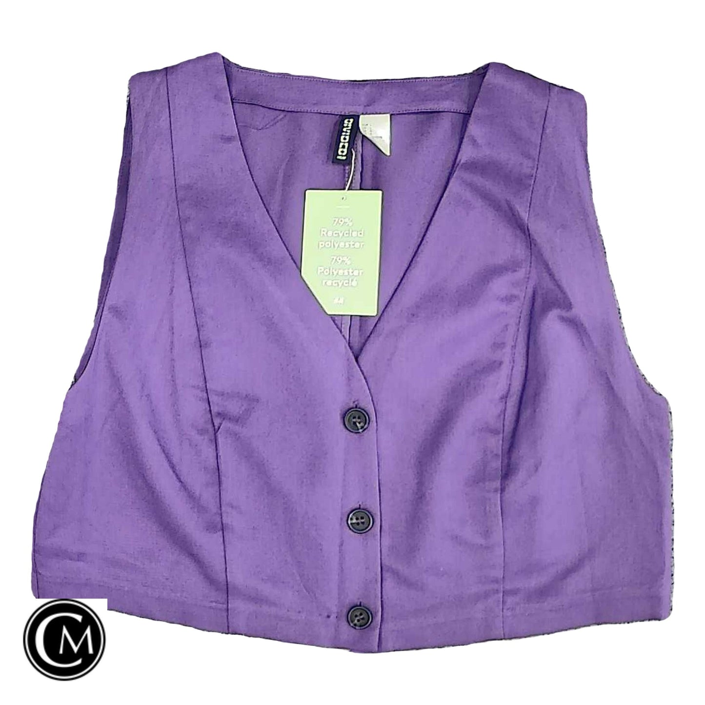 Vest Other By Divided In Purple, Size: L image 1