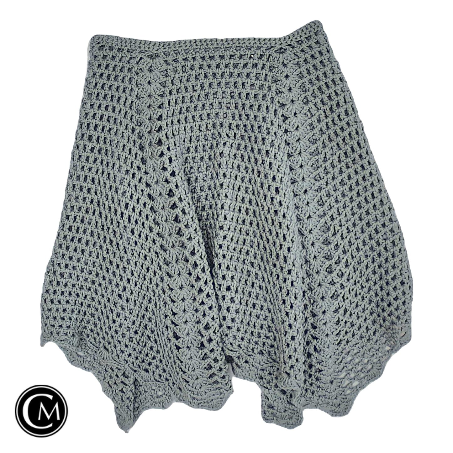 Poncho By Clothes Mentor In Grey, Size: Osfm