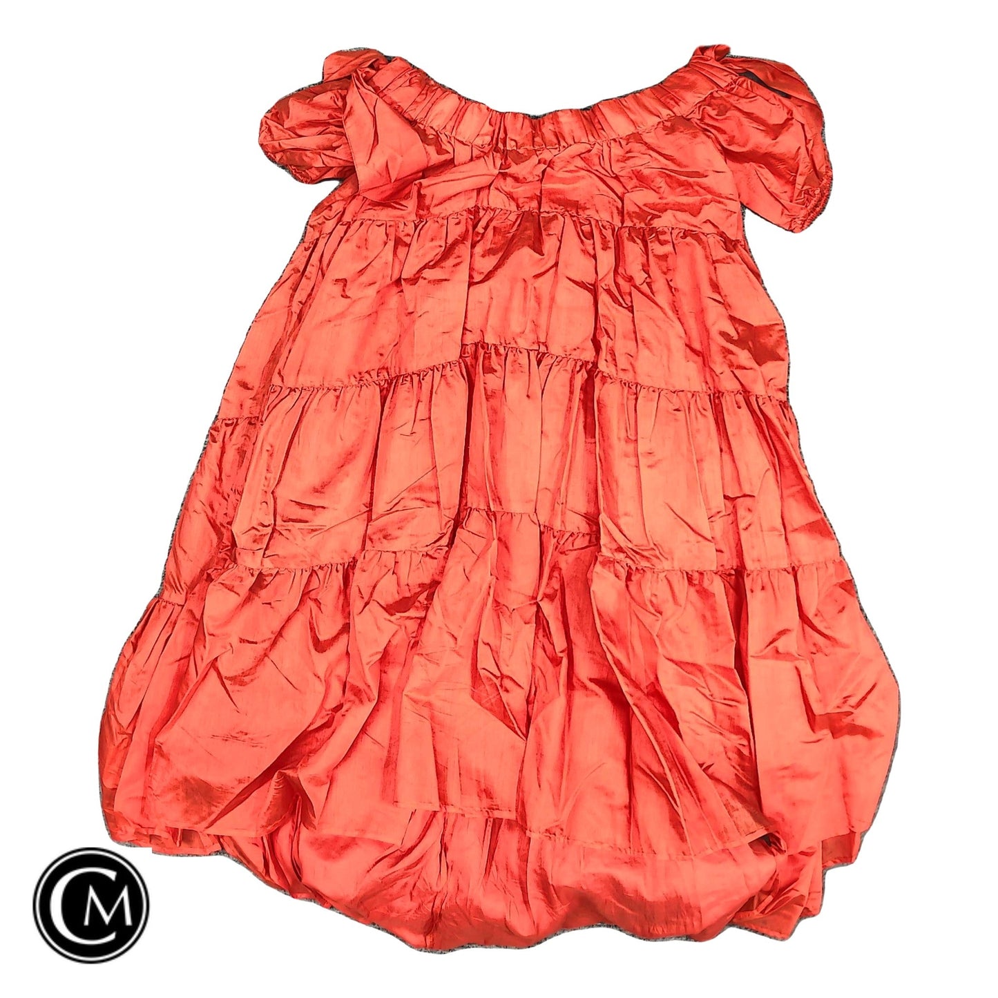 Dress Casual Midi By Anthropologie In Orange, Size: Xs