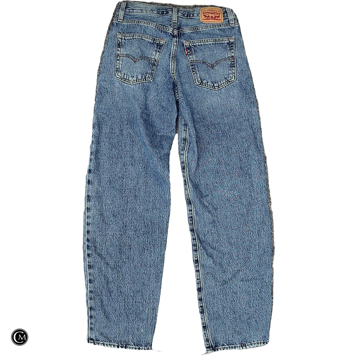 Jeans Straight By Levis In Blue Denim, Size: 2