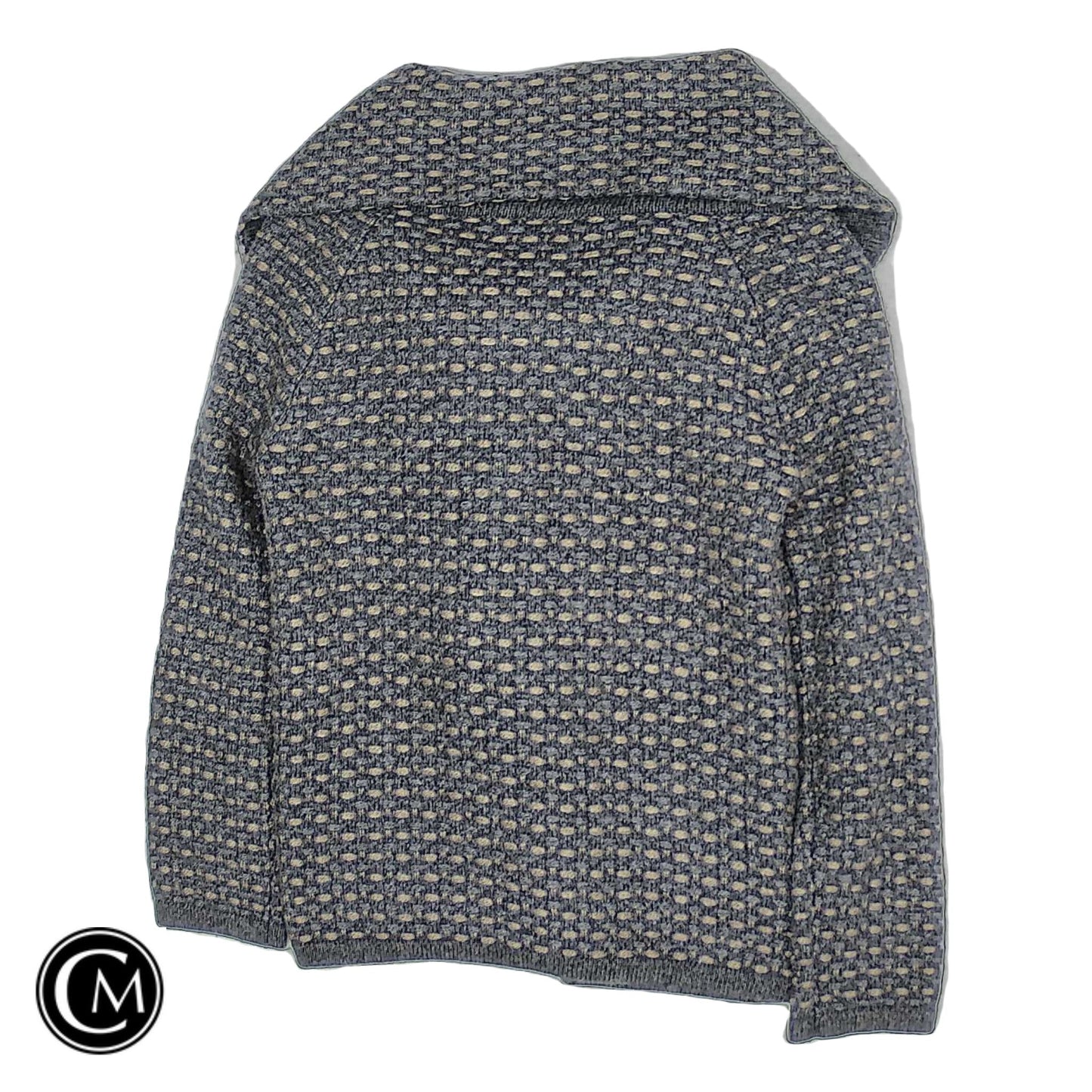 Sweater Cardigan By Banana Republic In Grey, Size: S