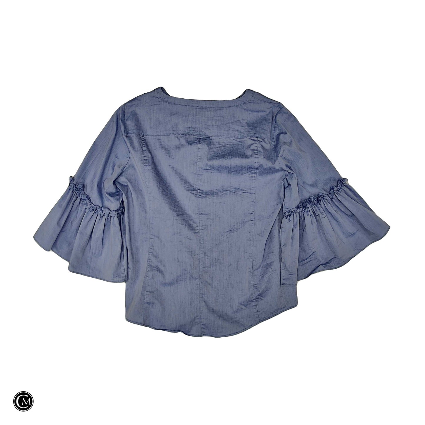 Top 3/4 Sleeve By New York And Co In Blue, Size: L