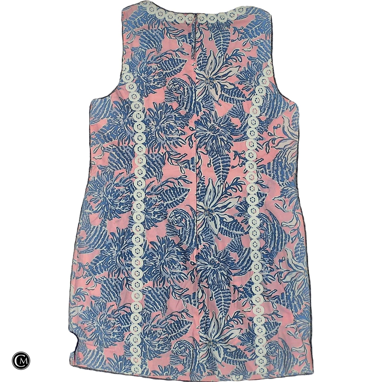 Dress Designer By Lilly Pulitzer In Blue & Pink, Size: Xl