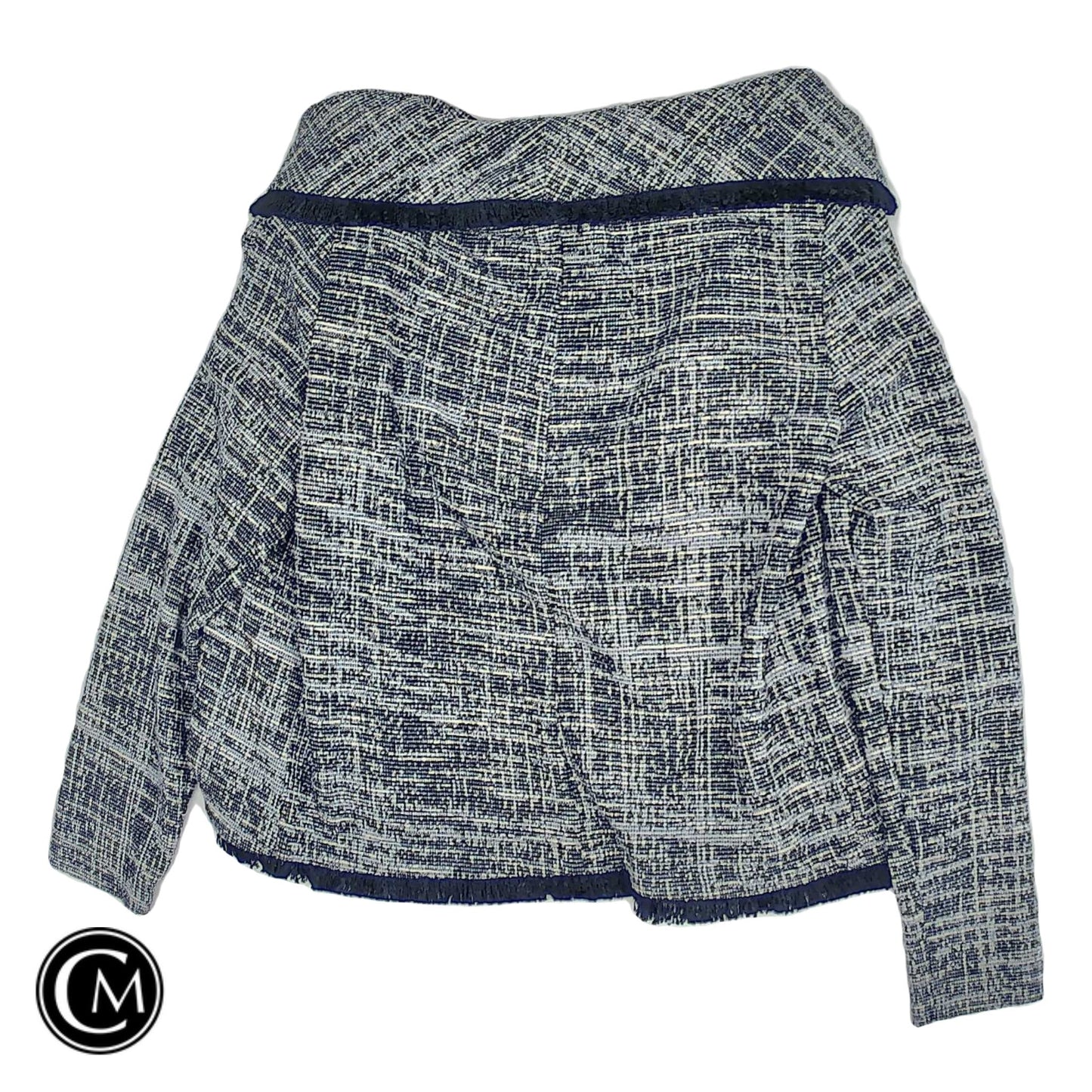 Blazer By Rachel Zoe In Blue & White, Size: S