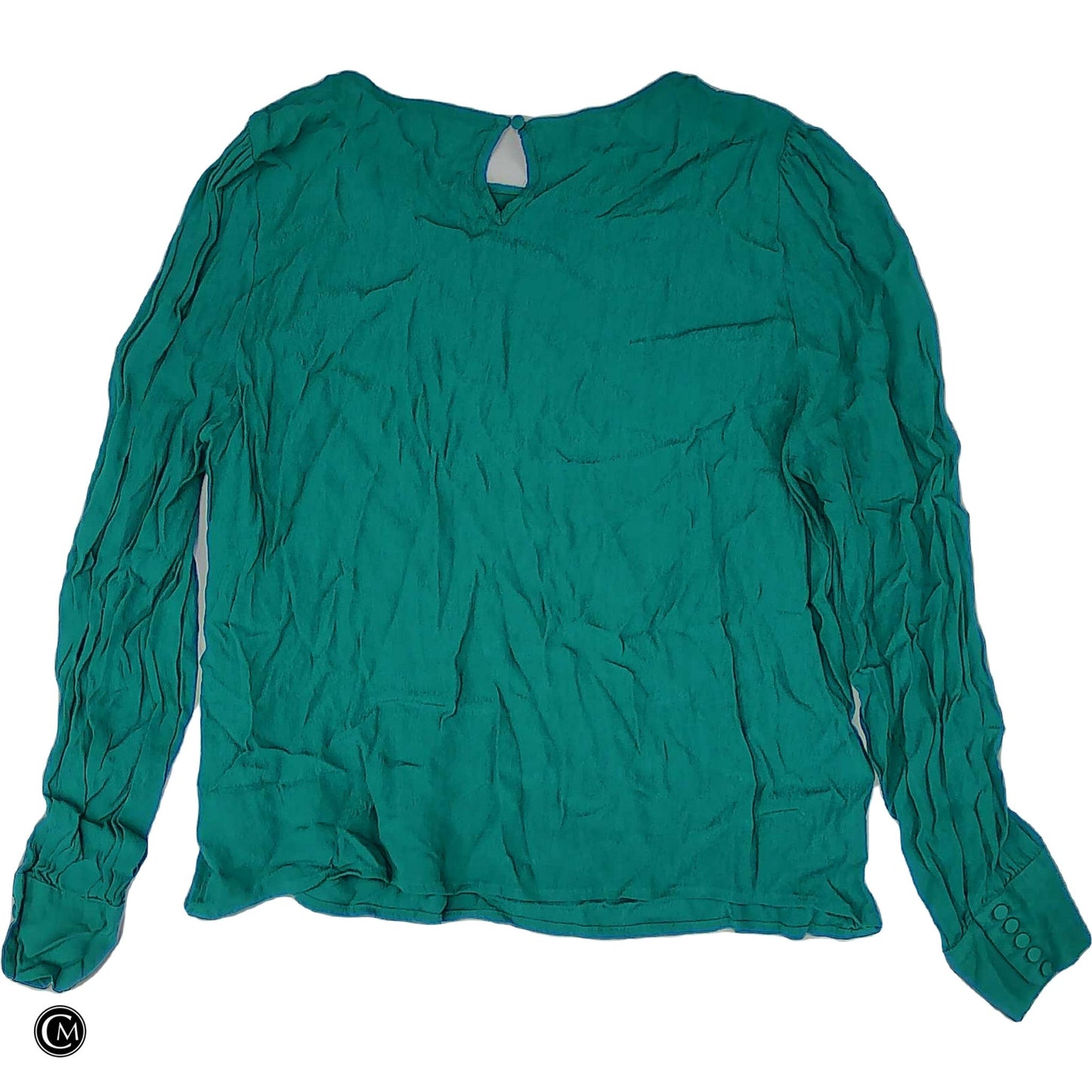 Blouse Ls By J. Crew In Green, Size: L