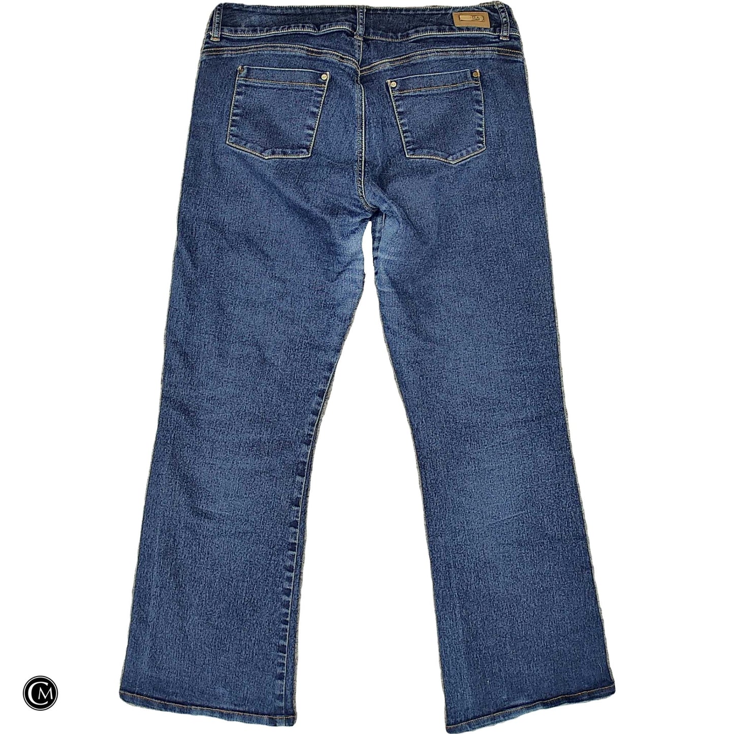 Jeans Boot Cut By Ela Jeans In Blue Denim, Size: 14