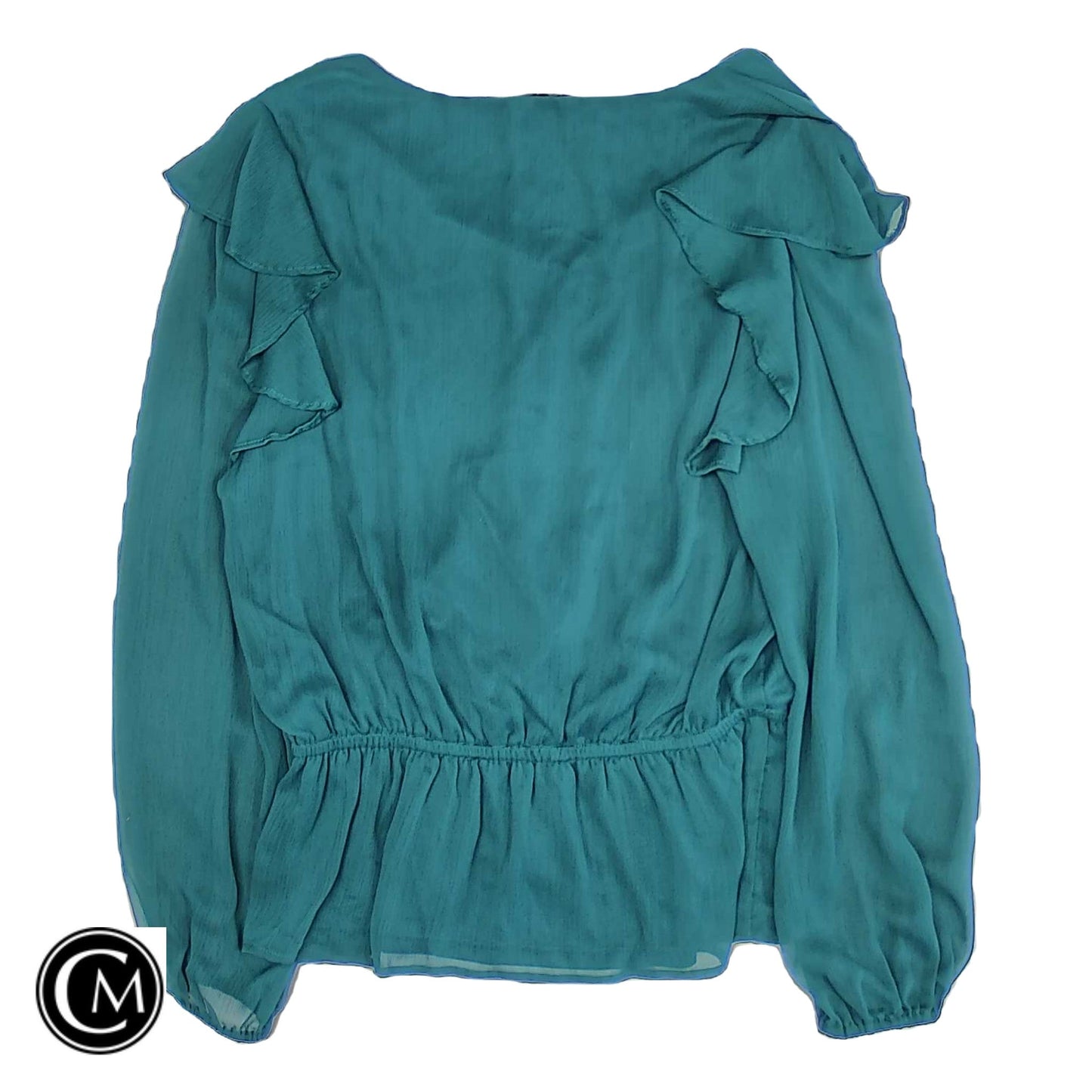 Blouse Ls By Marc New York In Green, Size: S