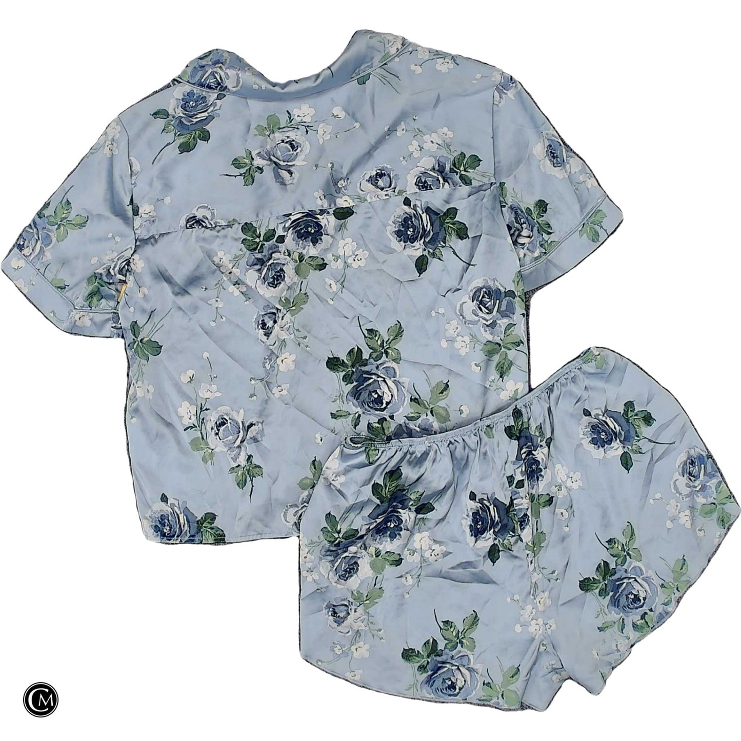 Lounge Set Shorts By Abercrombie And Fitch In Blue & Green, Size: S