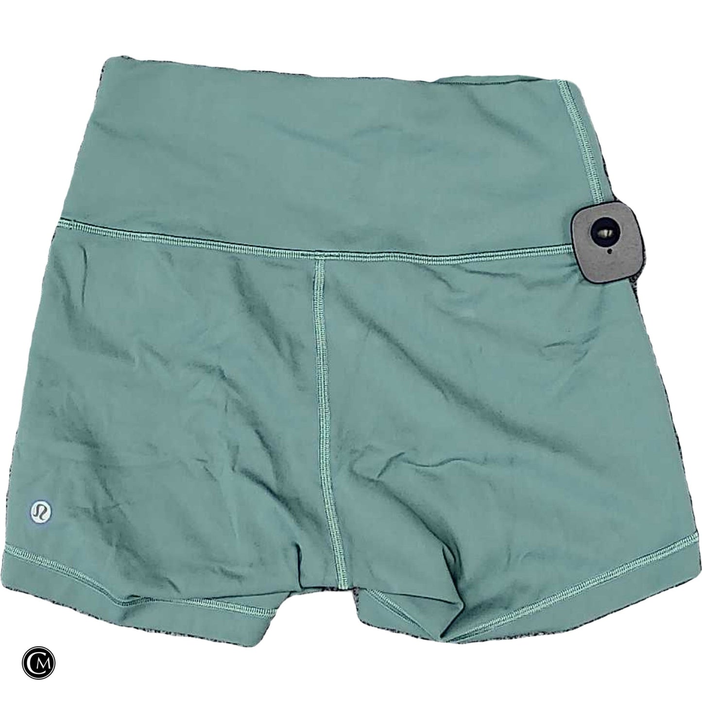 Athletic Shorts By Lululemon In Green, Size: M